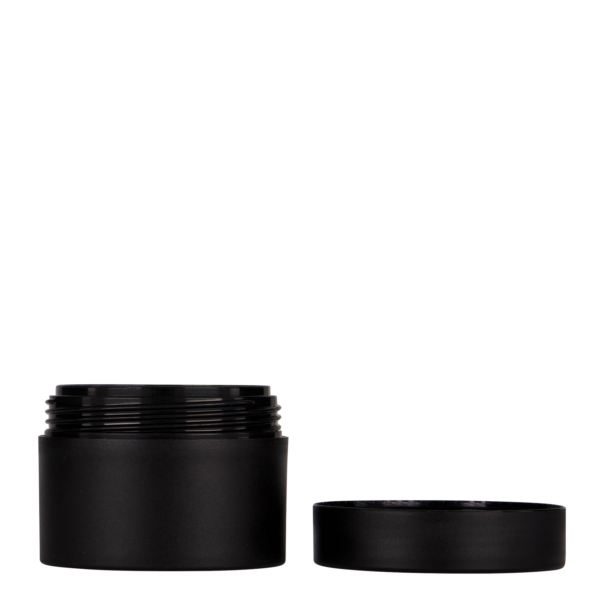 50 ml plastična posuda „Antonella“, PP, crna, otvor: navojni zatvarač
