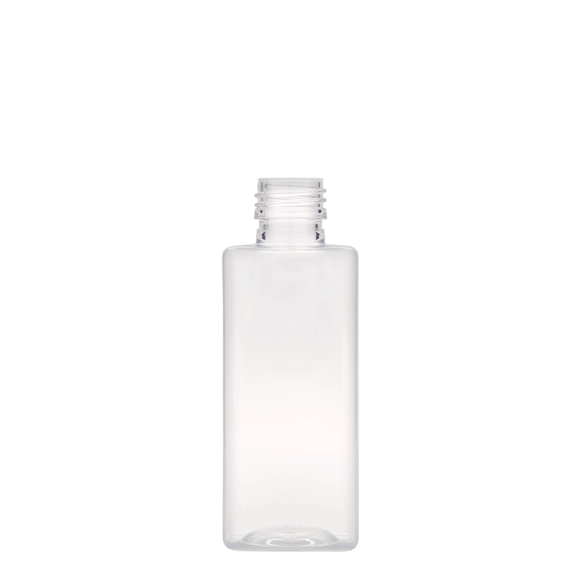 250 ml PET-boca 'Karl', kvadratna, plastika, grlo: PP 28
