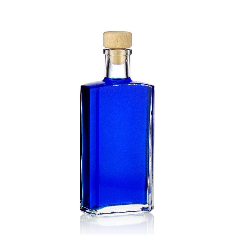 200 ml staklena boca 'Shiny', pravougaona, grlo: čep 200 ml staklena boca 'Shiny', pravougaona, grlo: čep