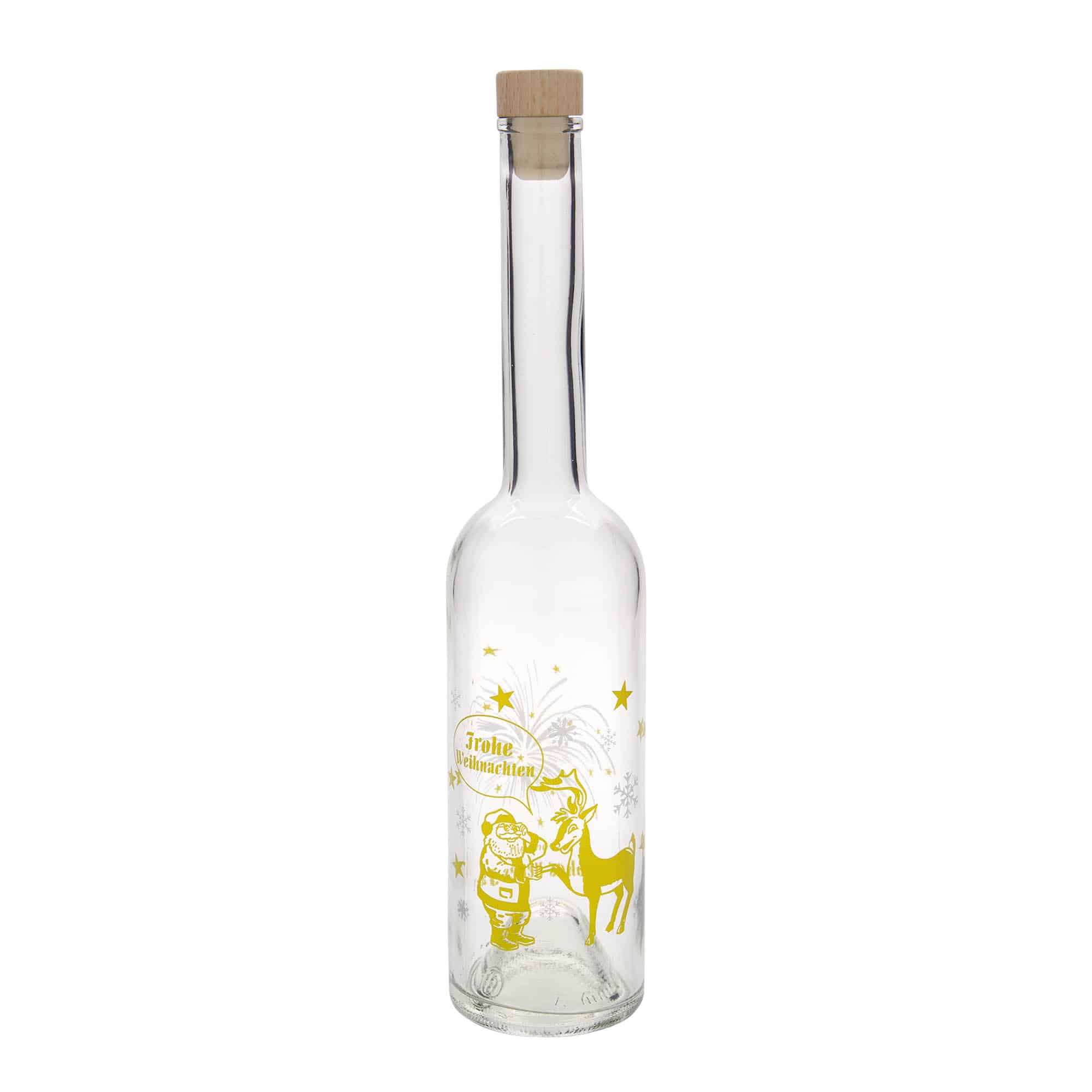 Staklena flaša 500 ml 'Opera', motiv: Vatromet, otvor: Pluto
