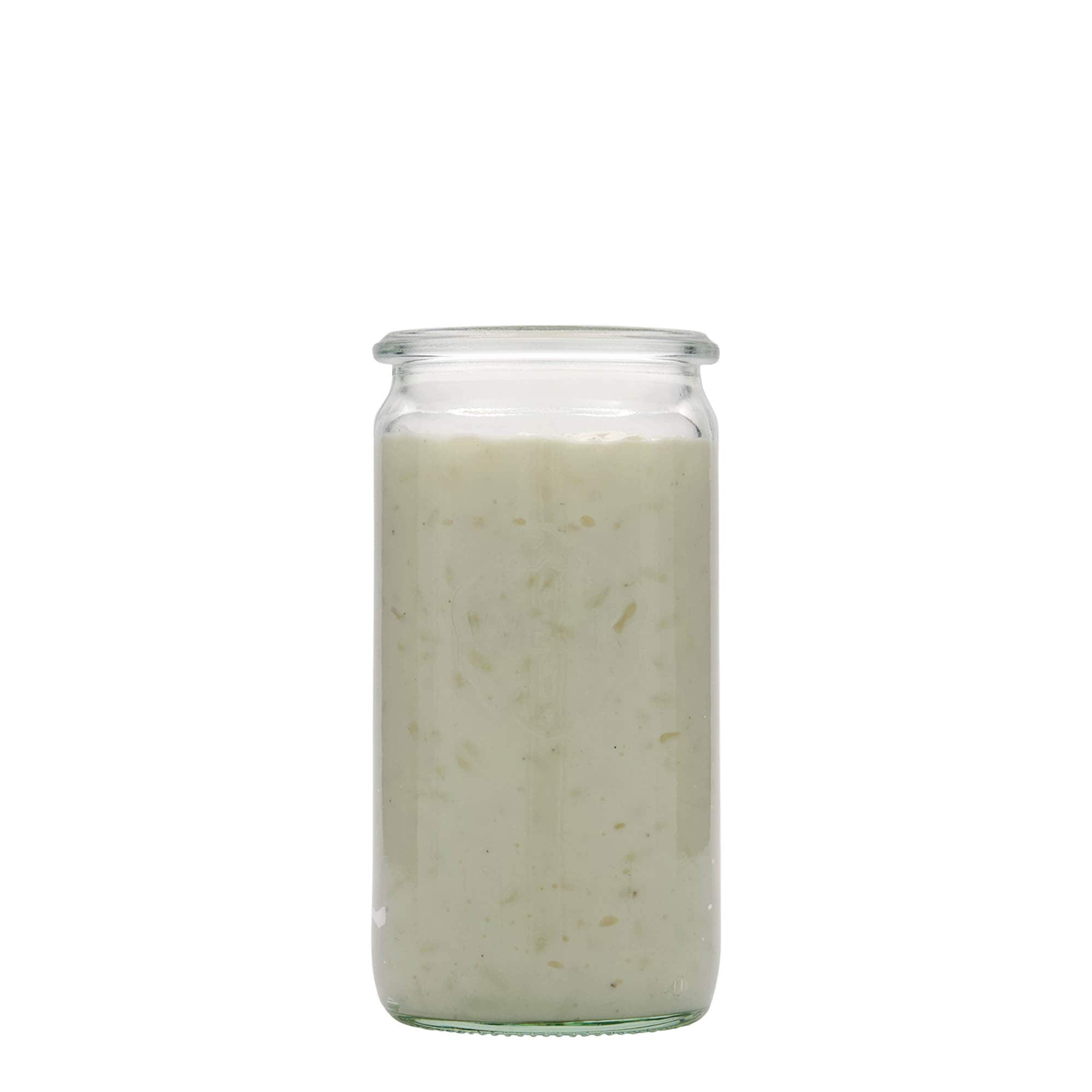 340 ml WECK cilindar staklena tegla, otvor: okrugli rub