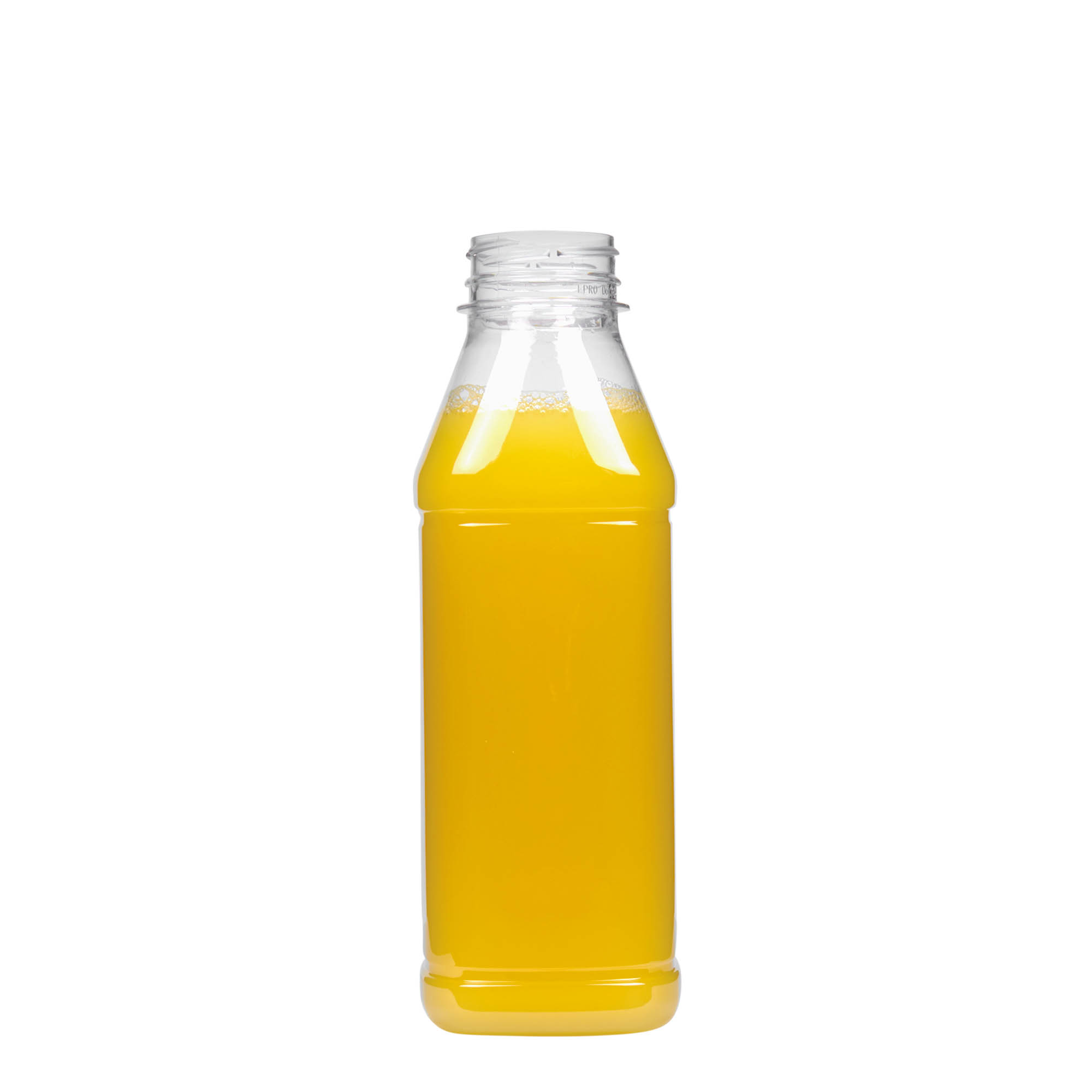 500 ml PET-boca 'Milk and Juice Carré', kvadratna, plastika, grlo: 38 mm 500 ml PET-boca 'Milk and Juice Carré', kvadratna, plastika, grlo: 38 mm