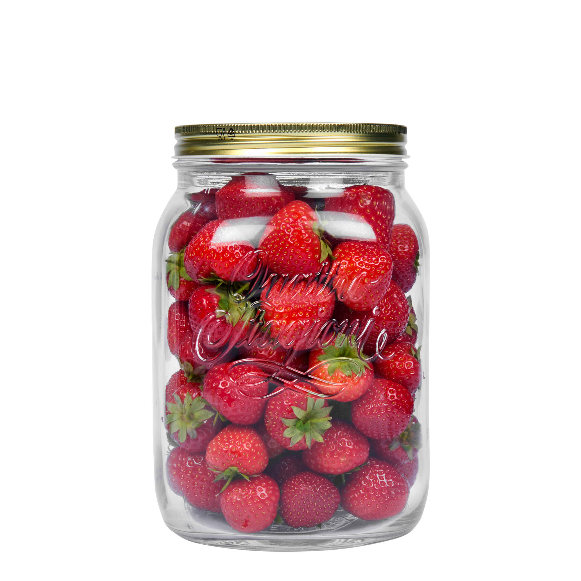 2.000 ml staklena posuda 'Quattro Stagioni', otvor: navojni poklopac