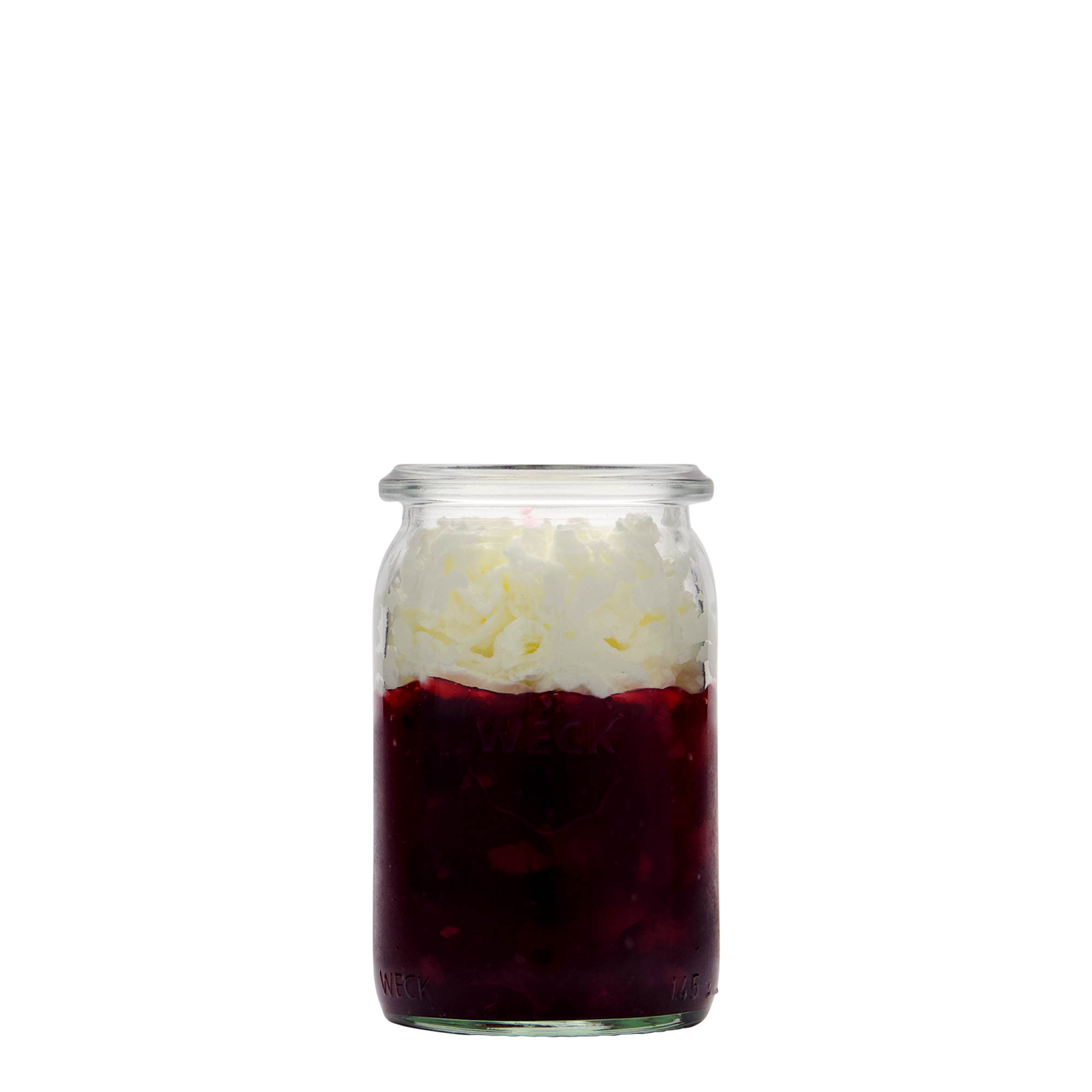 145 ml WECK cilindrična staklenka, otvor: okrugli rub
