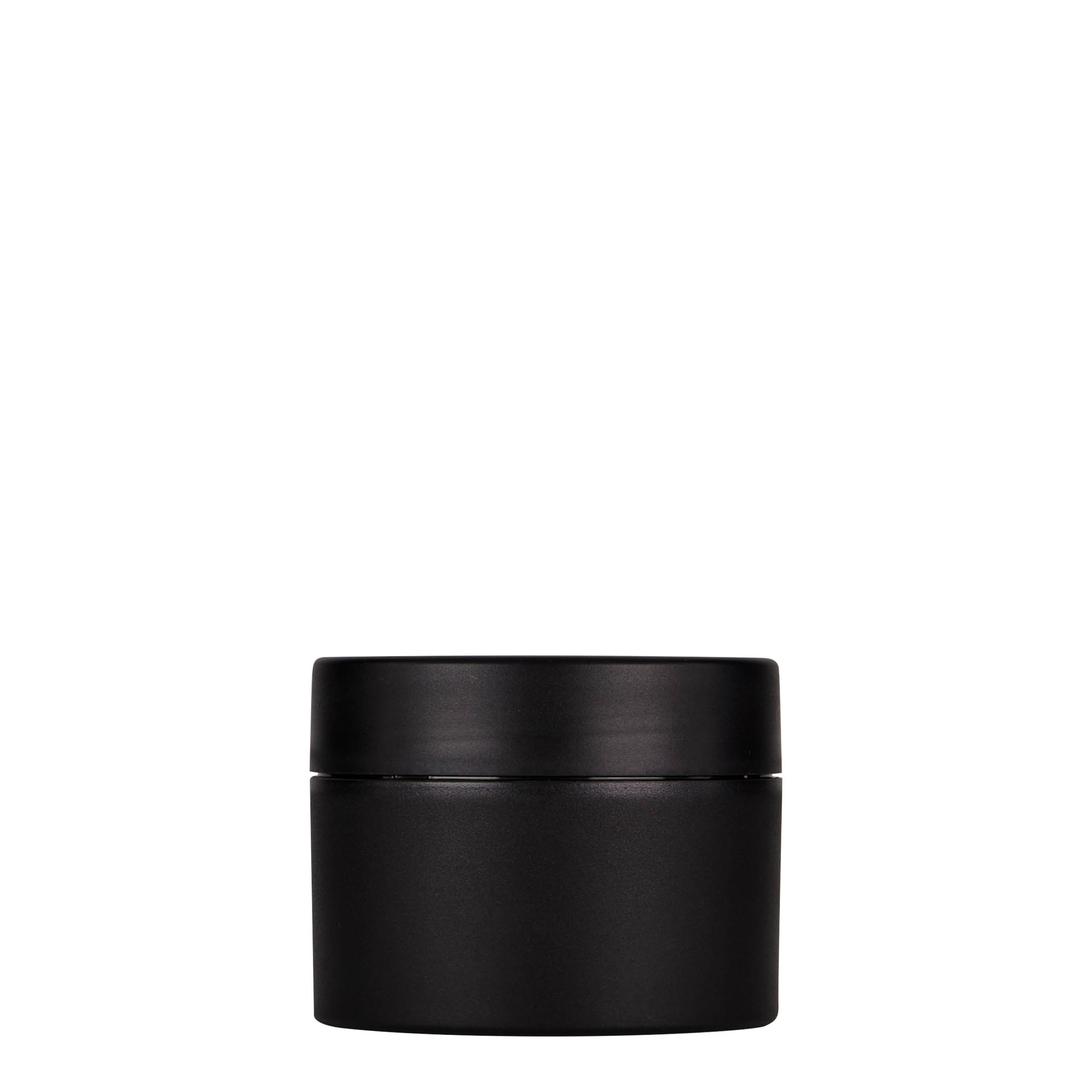 100 ml plastična posuda 'Antonella', PP, crna, otvor: navojni zatvarač