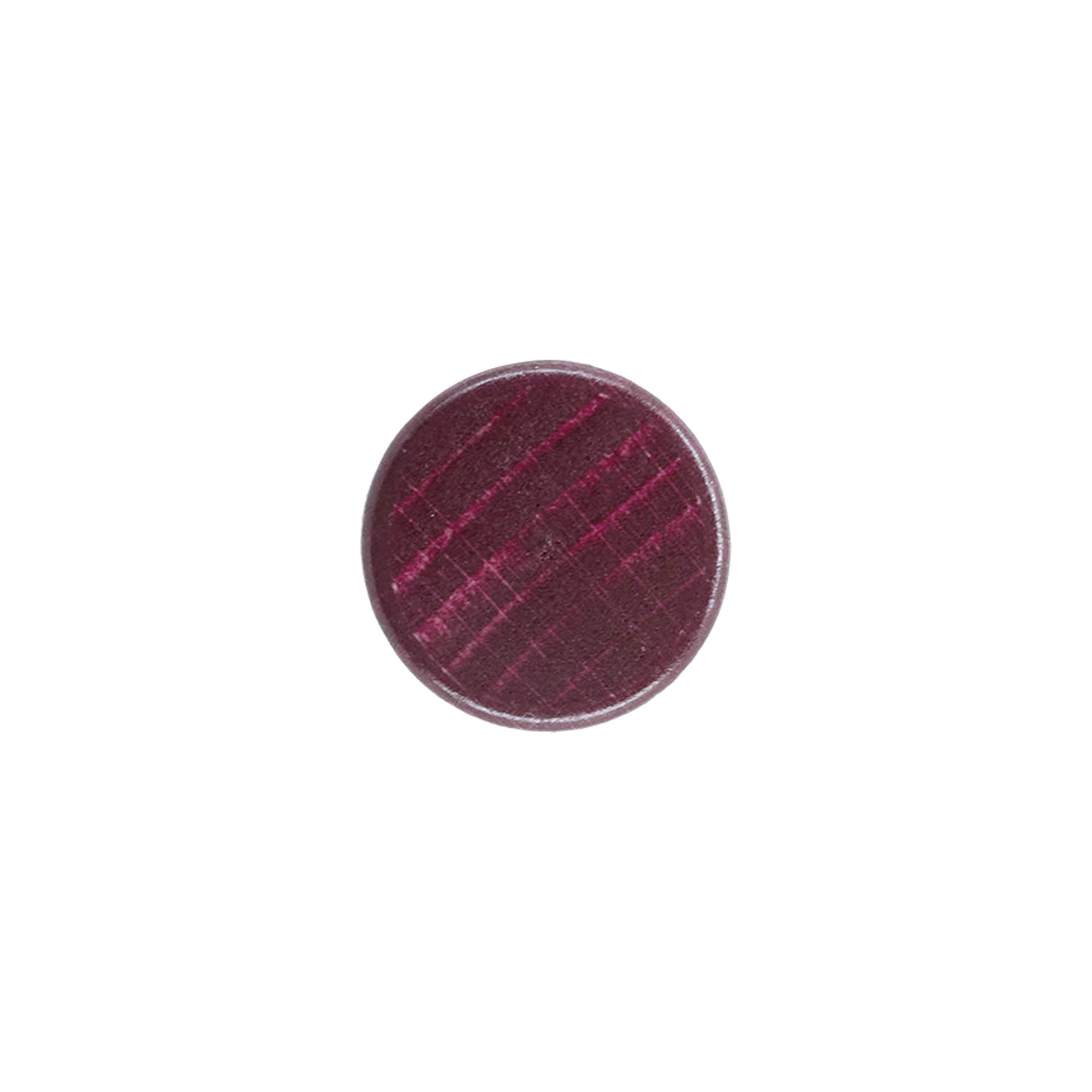 Čep s drškom 19 mm, drvo/plastika, bordo crvena, za otvor: čep