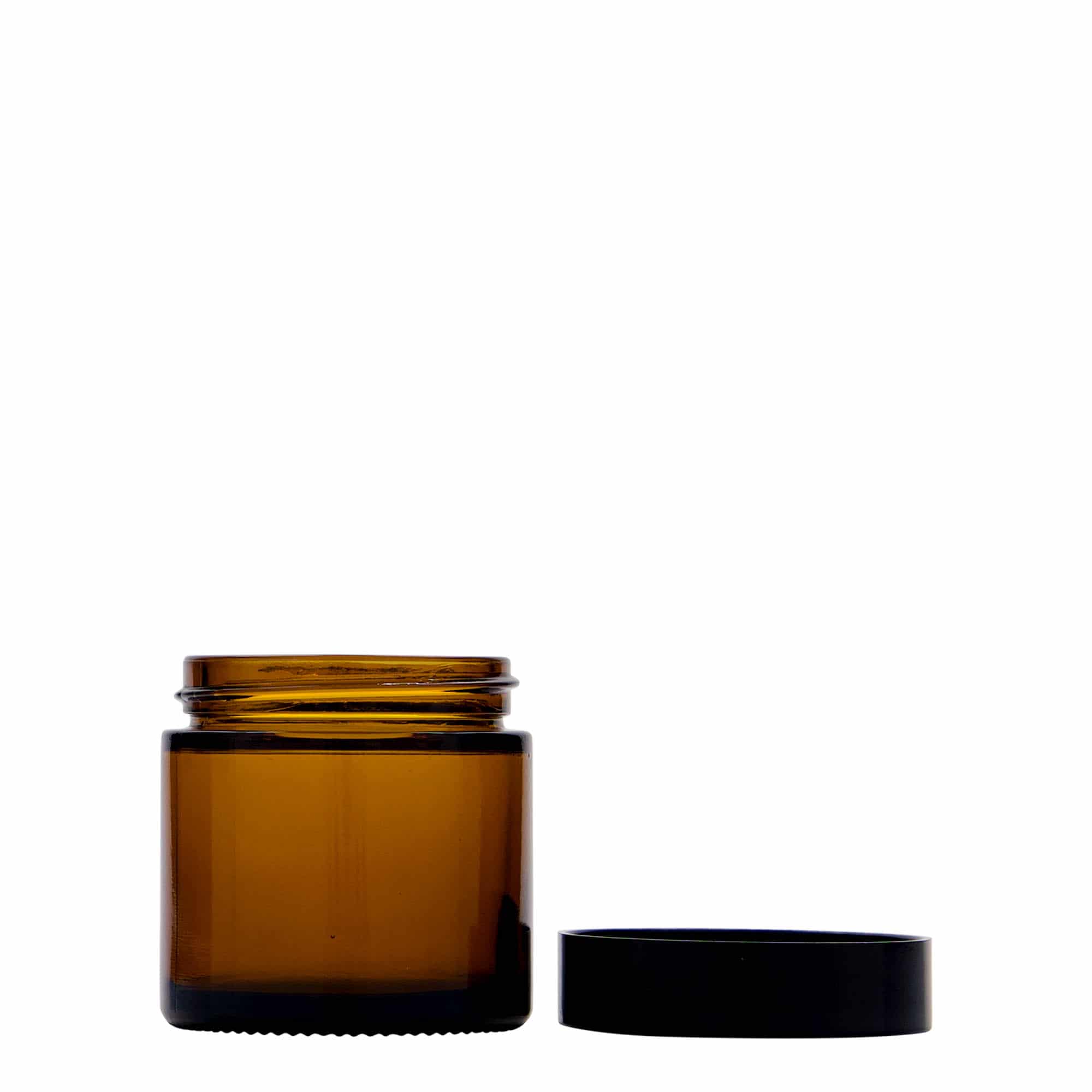 Teglica 60 ml 'Brown Line', staklo, smeđa, otvor: Navojni zatvarač Teglica 60 ml 'Brown Line', staklo, smeđa, otvor: Navojni zatvarač