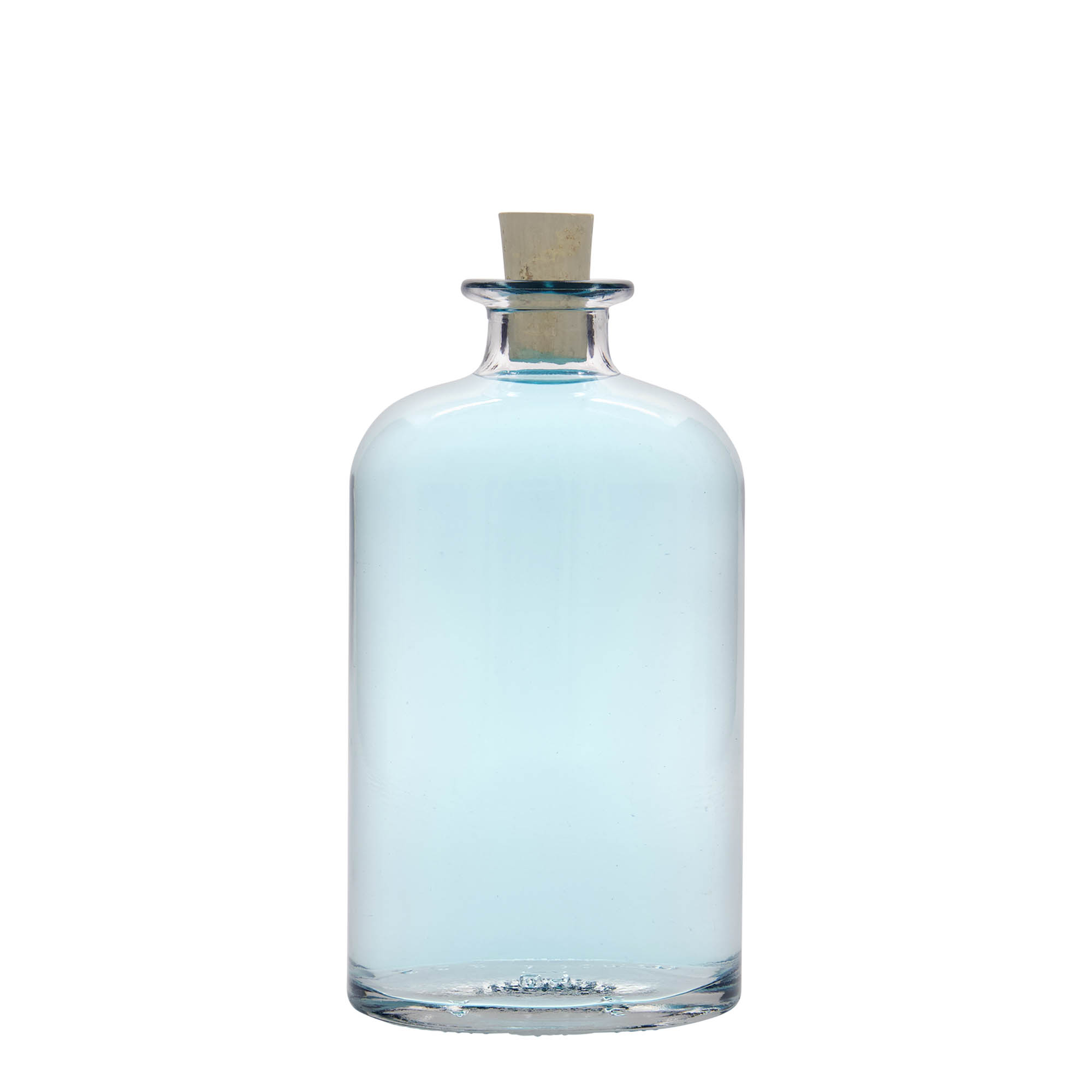 500 ml staklena boca „Dundee“, ovalna, grlo: čep
