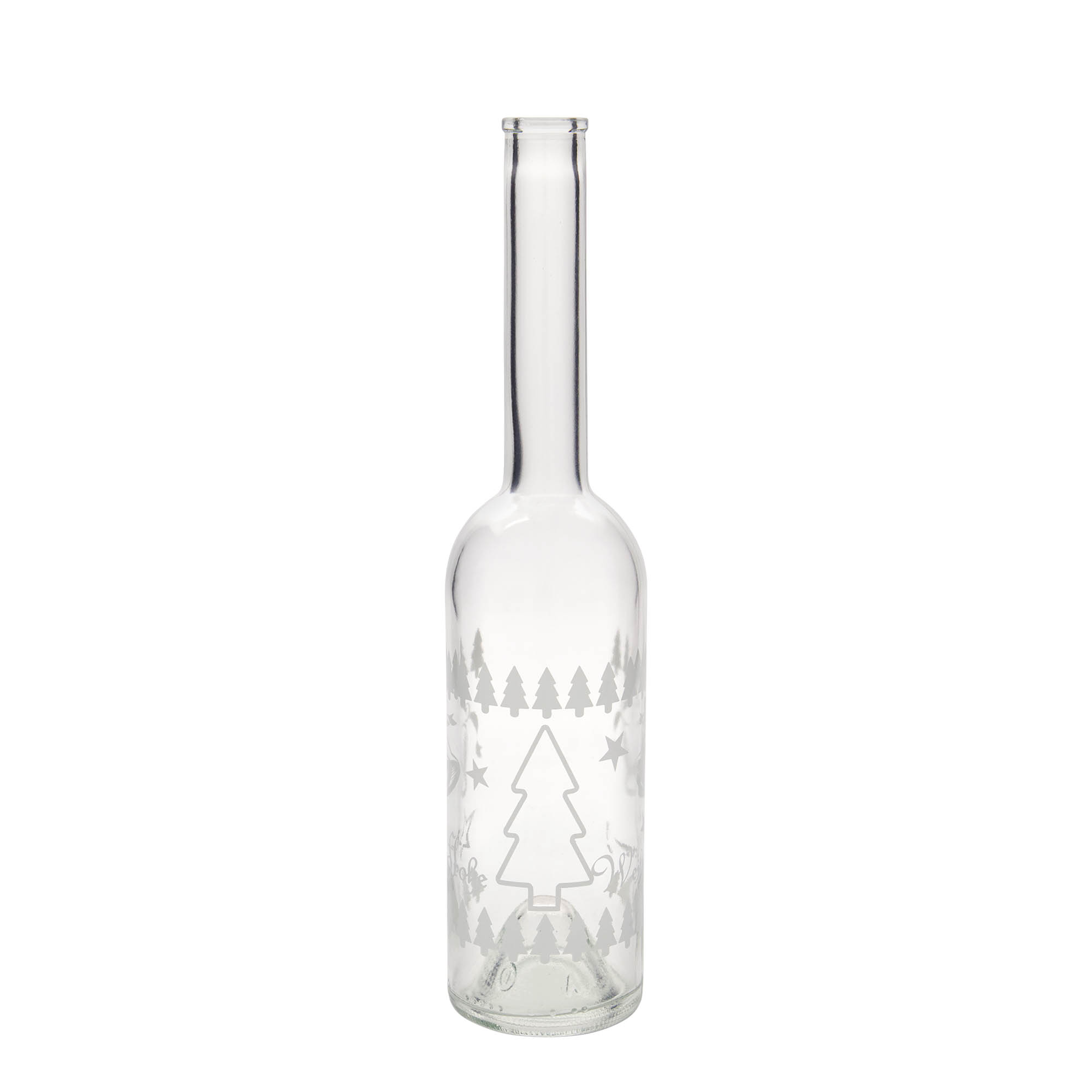500 ml staklena boca 'Opera', motiv: Klasični Božić, grlo: pluta 500 ml staklena boca 'Opera', motiv: Klasični Božić, grlo: pluta