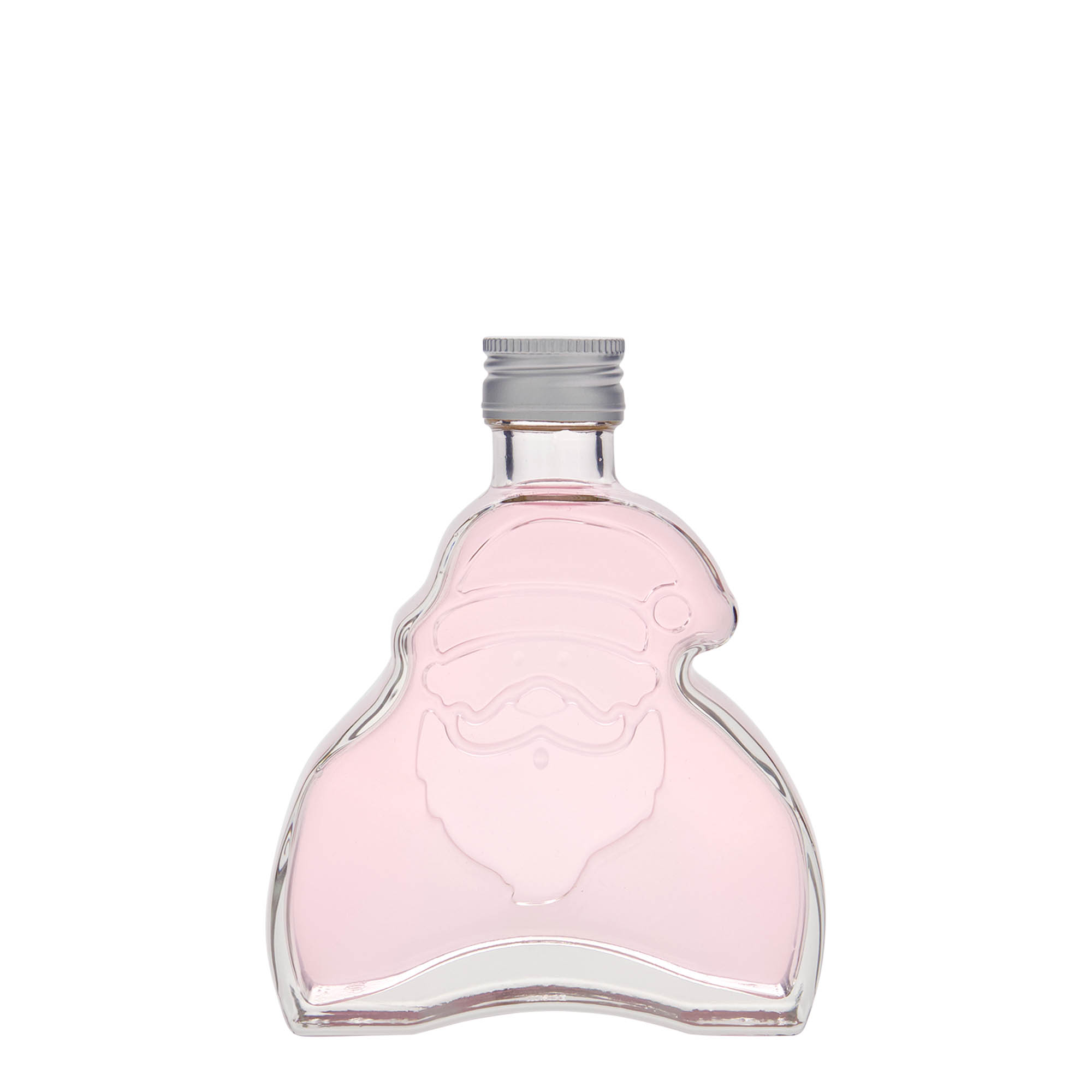 200 ml staklena boca 'Djed Mraz', grlo: PP 28