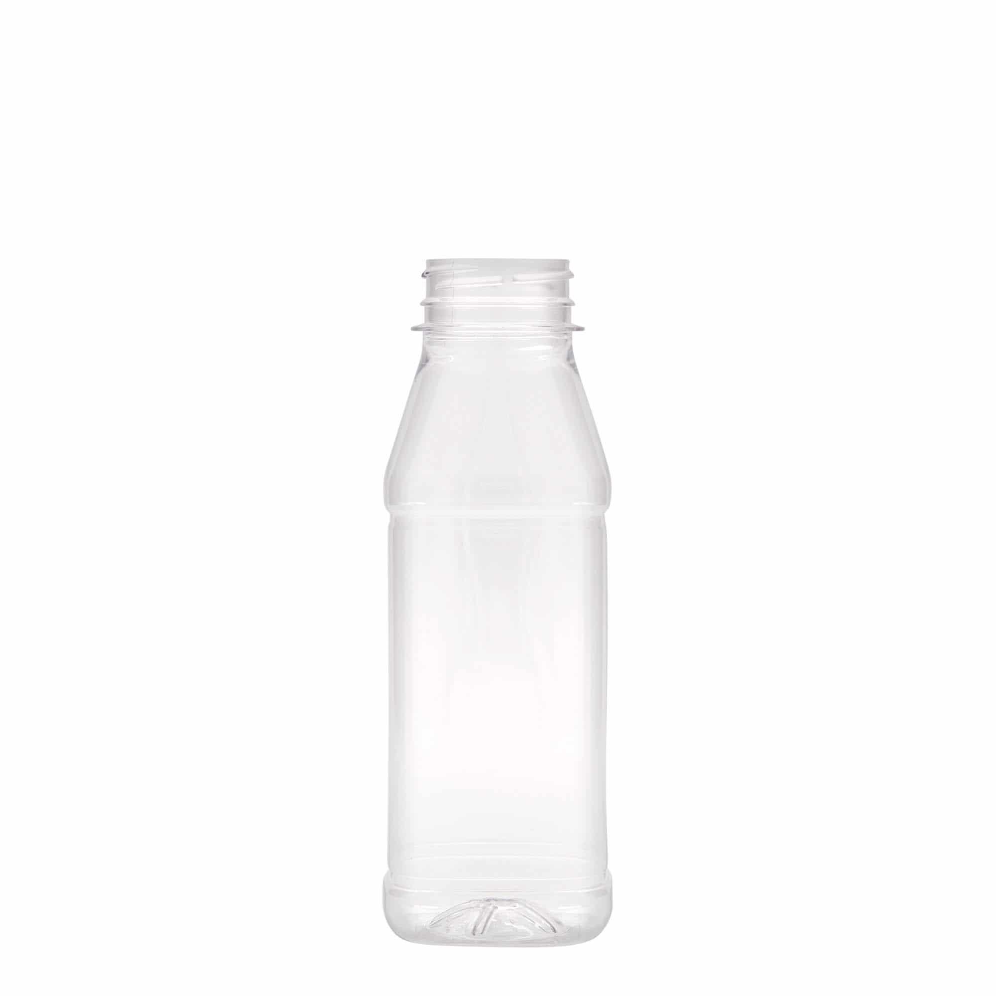 PET flaša 330 ml 'Milk and Juice Carré', kvadratna, plastika, otvor: 38 mm PET flaša 330 ml 'Milk and Juice Carré', kvadratna, plastika, otvor: 38 mm
