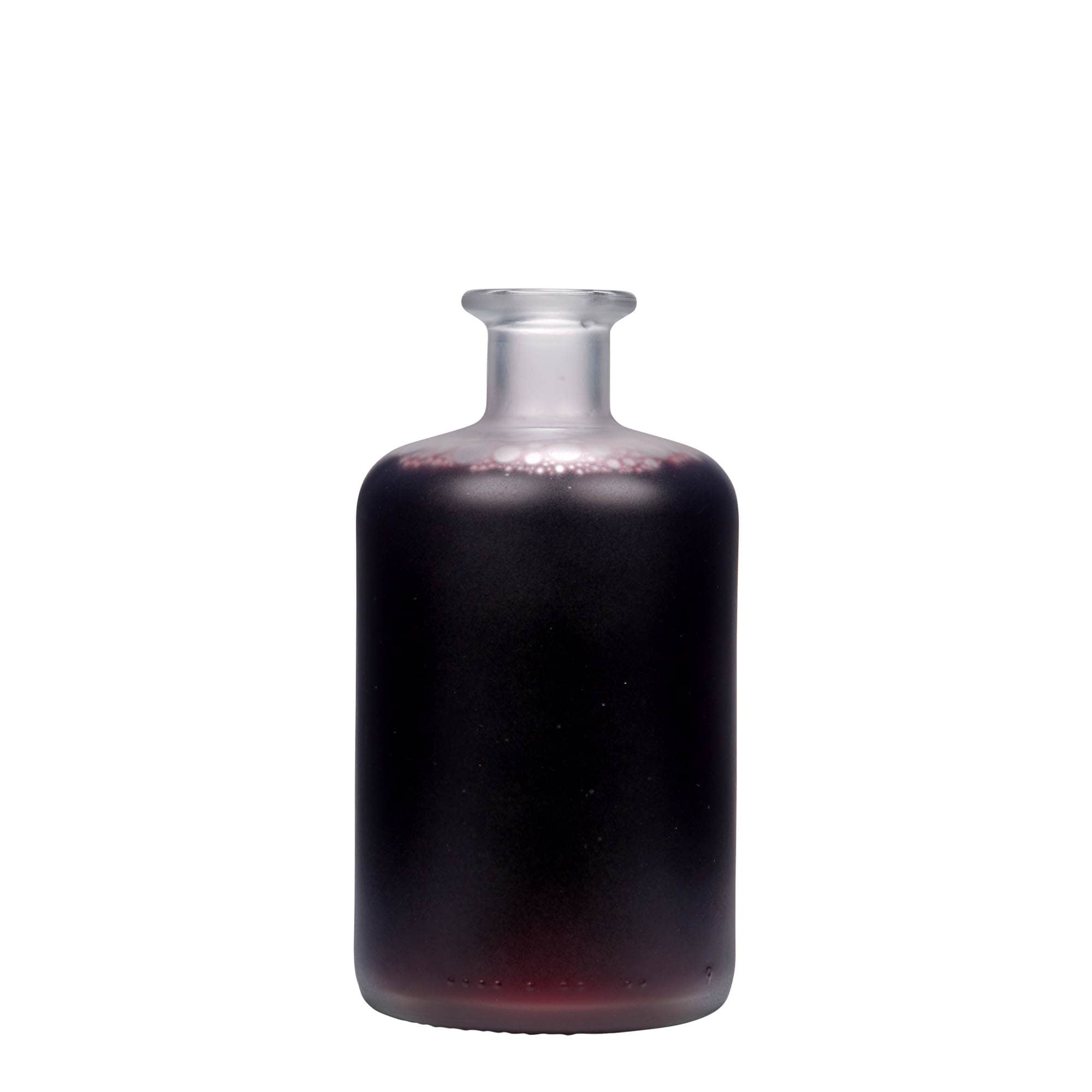 500 ml staklena boca apotekarska, zamrznuta, grlo: pluta