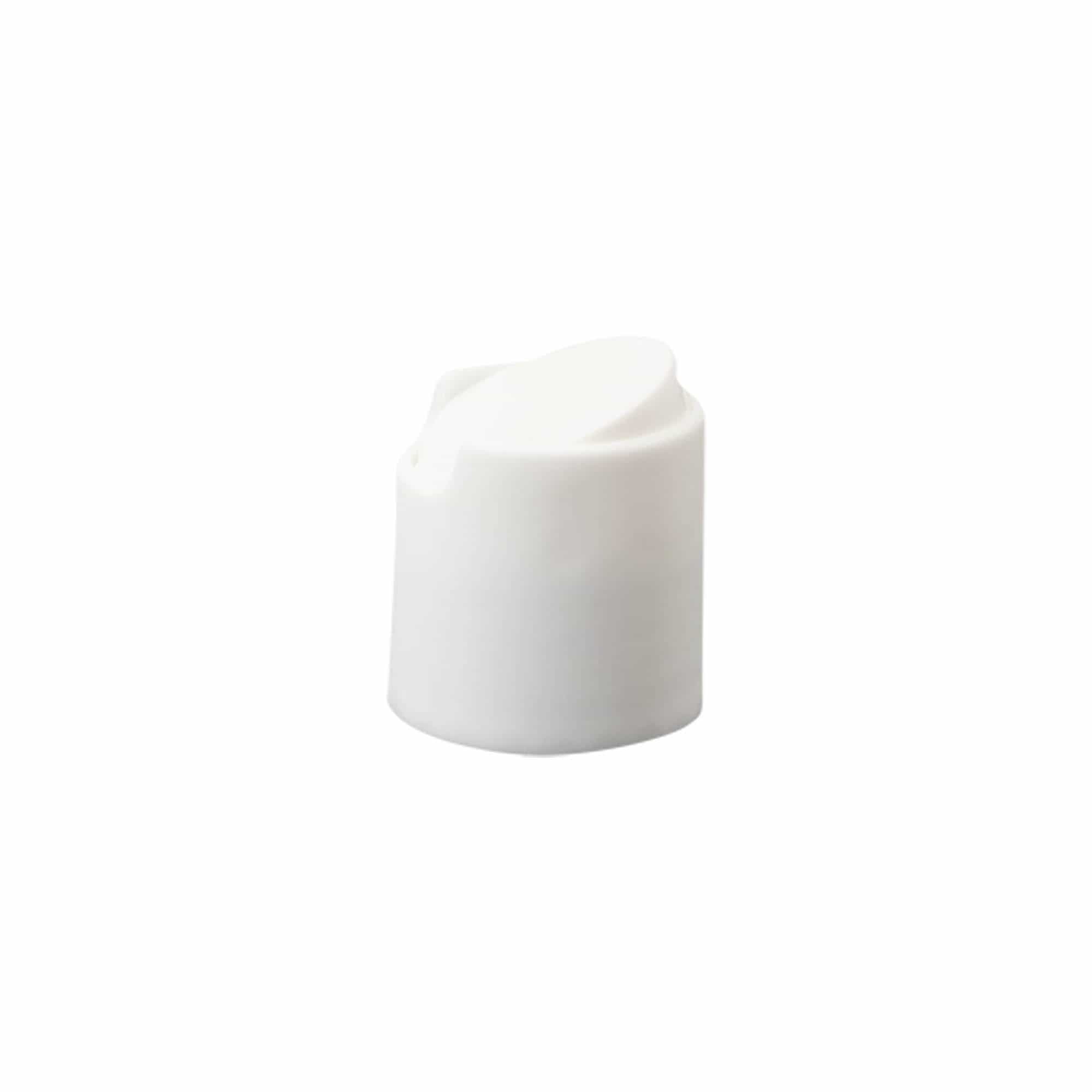 Zatvarač sa navojem Disc Top, PP-plastika, bijeli, za grlo: 24/410
