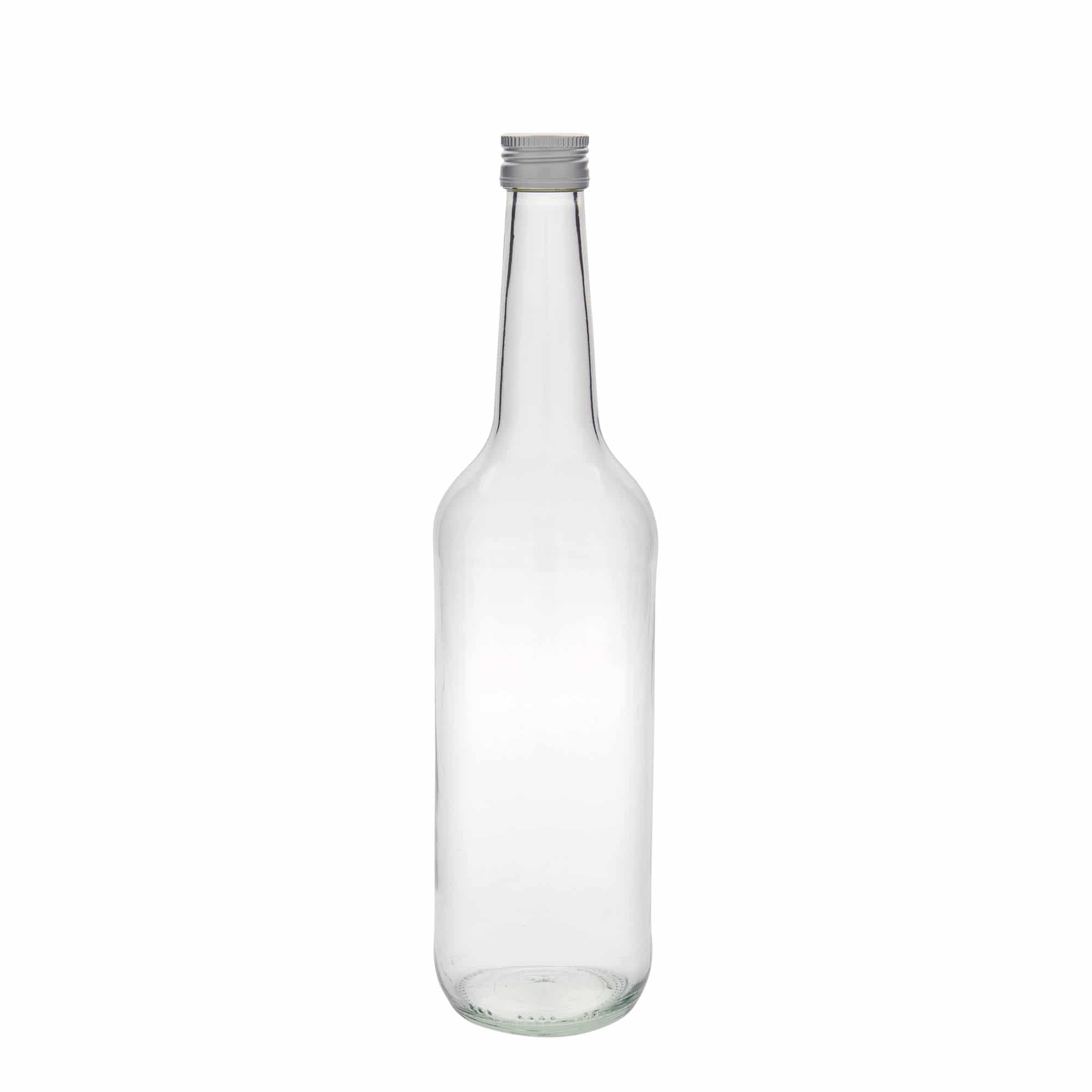 Staklena flaša sa ravnim vratom 700 ml, otvor: PP 28