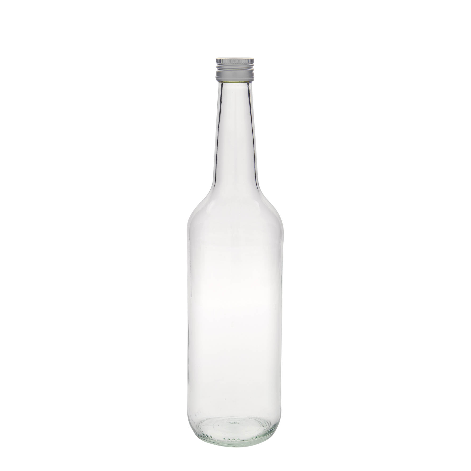 700 ml staklena boca sa ravnim grlom, grlo: PP 28
