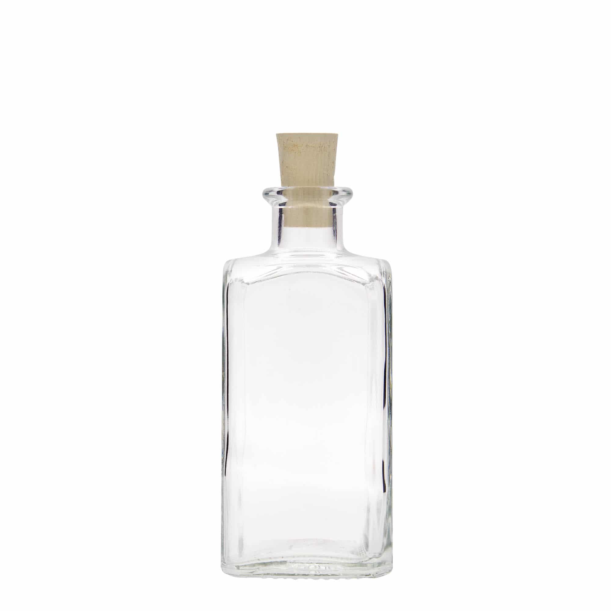 Apotekarska flaša 250 ml Carré, četvrtasto, otvor: Pluto