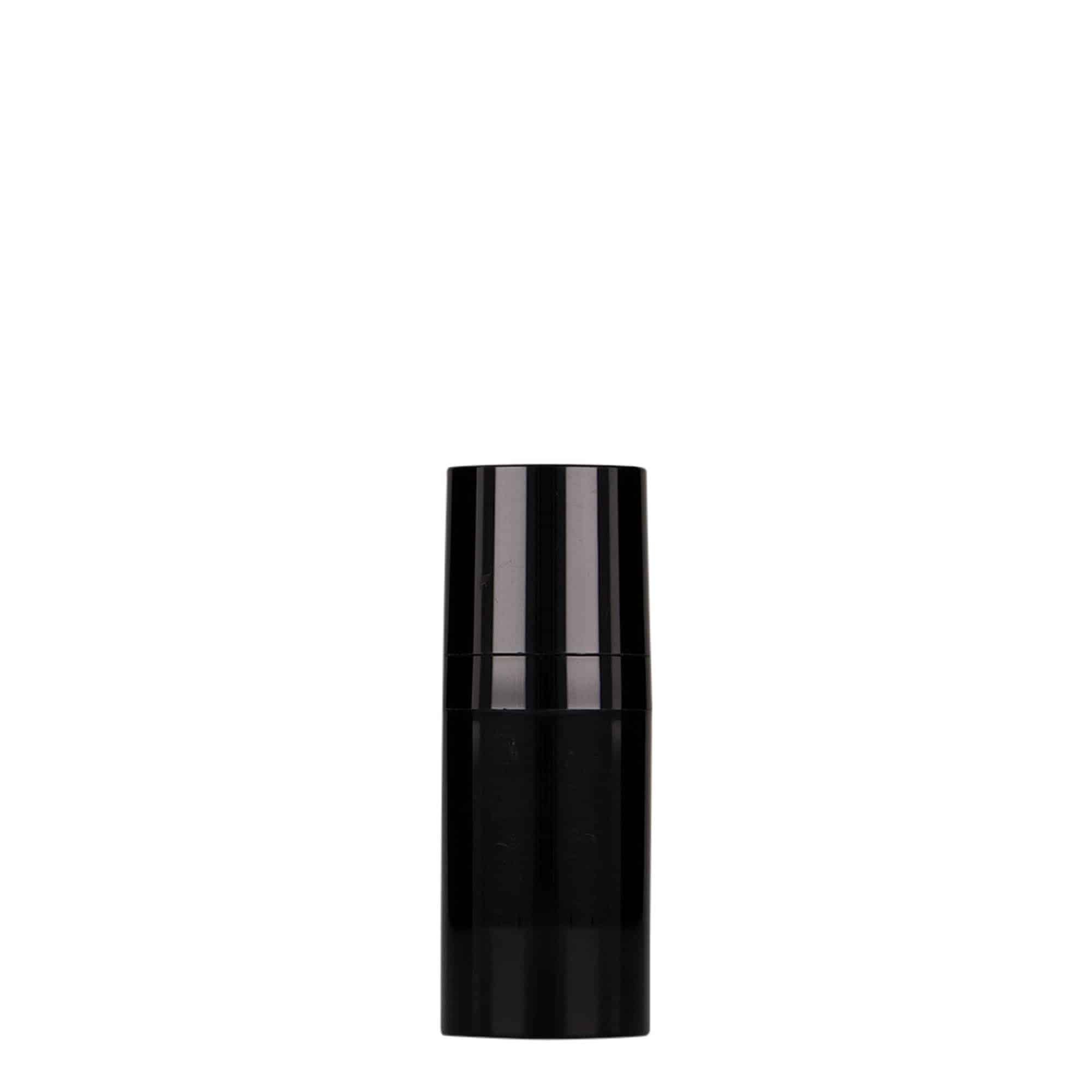 15 ml Airless dozirnik „Micro“, PP-plastika, crni