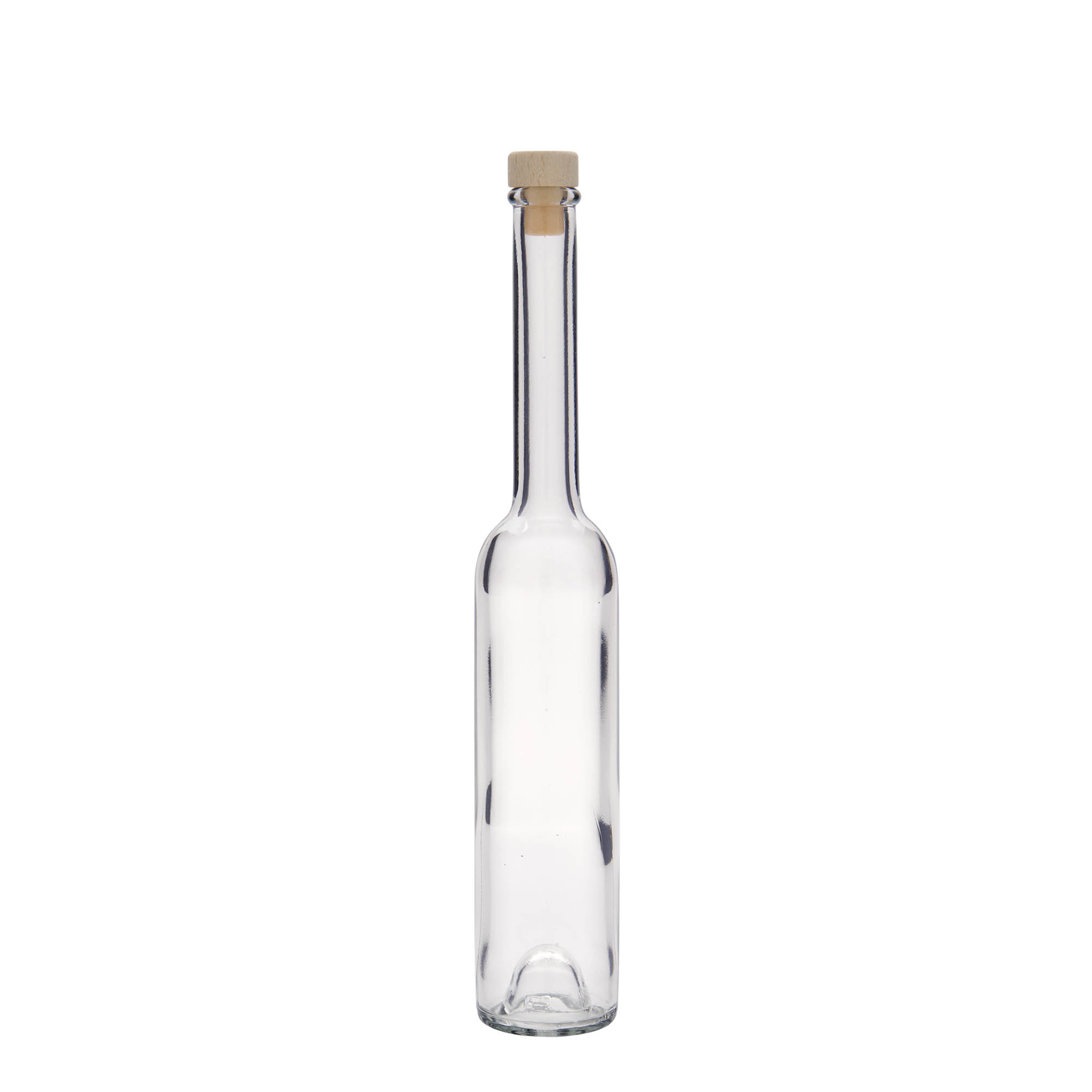 100 ml staklena bočica 'Platina', grlo: čep