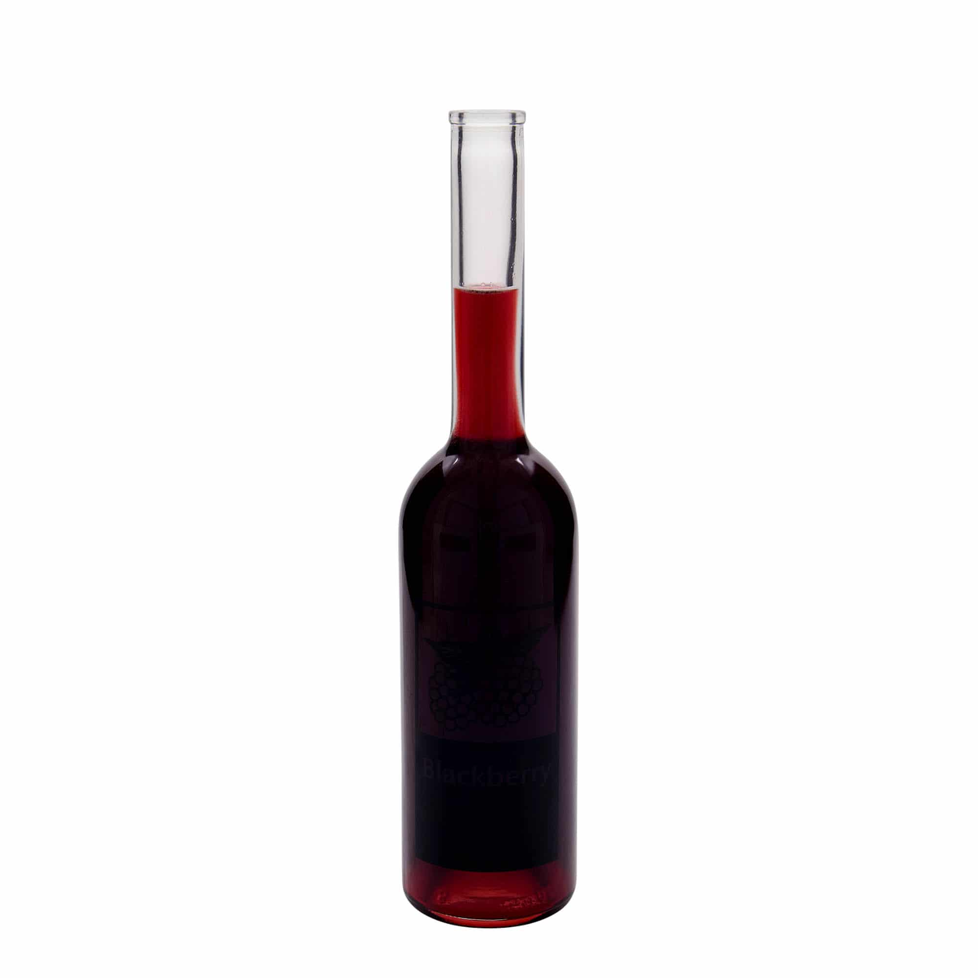 Staklena flaša 500 ml 'Opera', motiv: Blackberry, otvor: Pluto