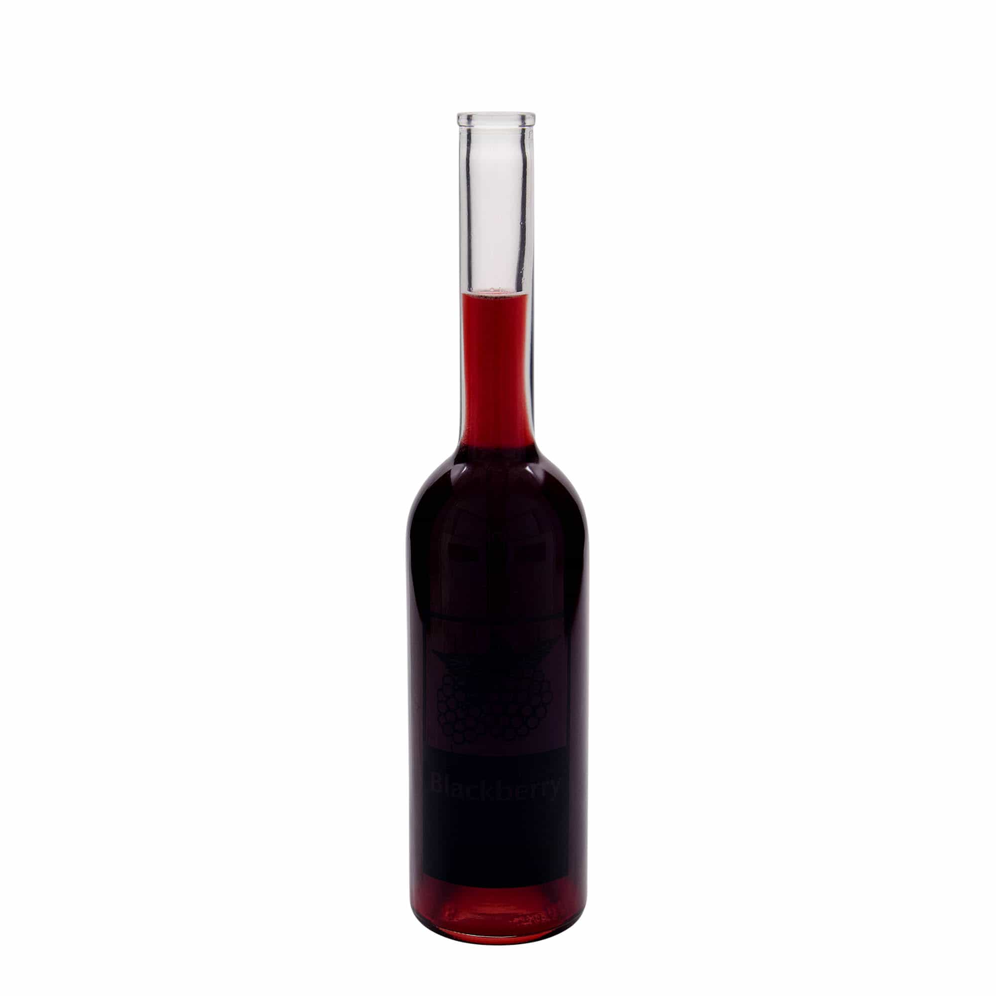 500 ml staklena boca „Opera“, motiv: kupina, grlo: pluta