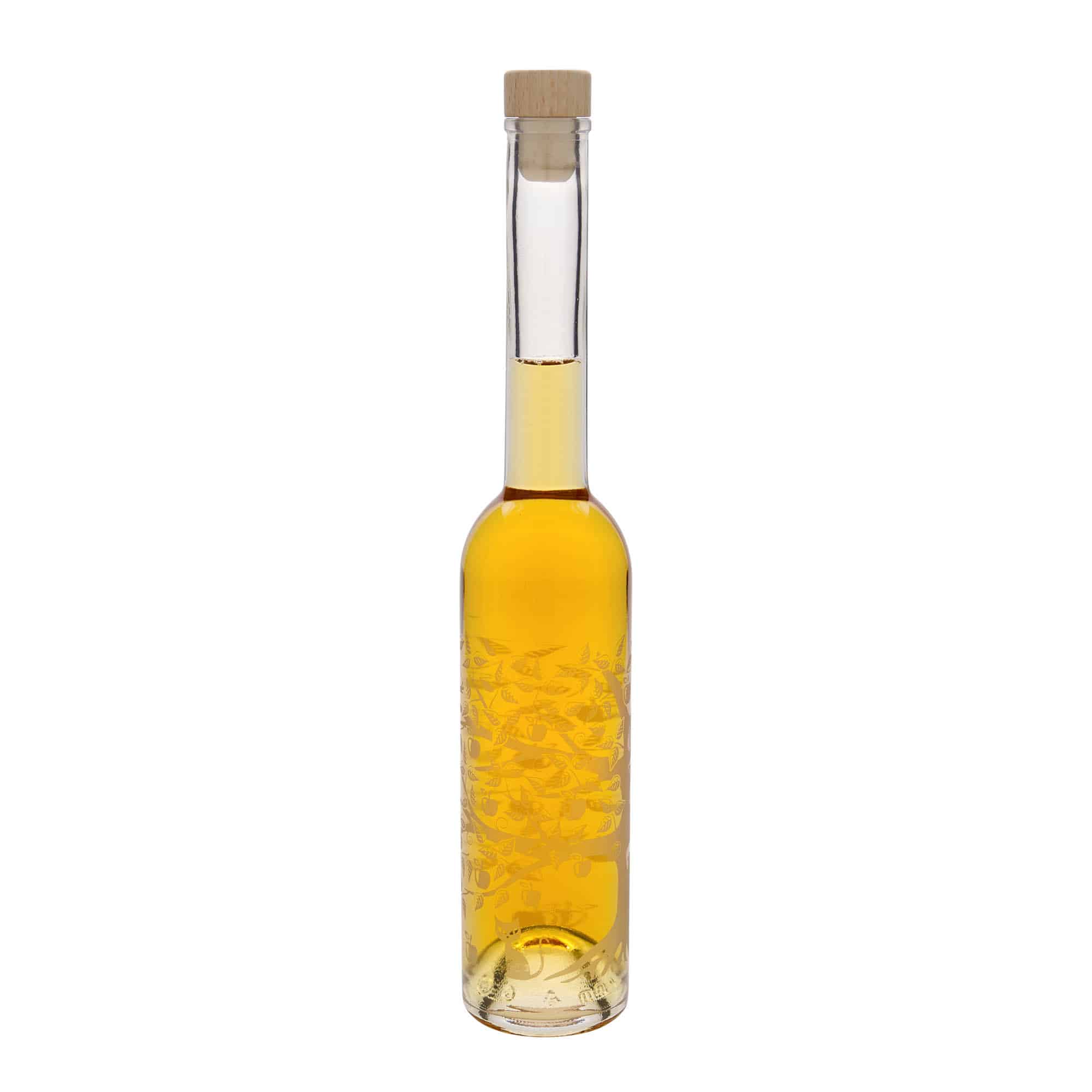 350 ml staklena boca 'Opera', motiv: jabuka, grlo: plutanje