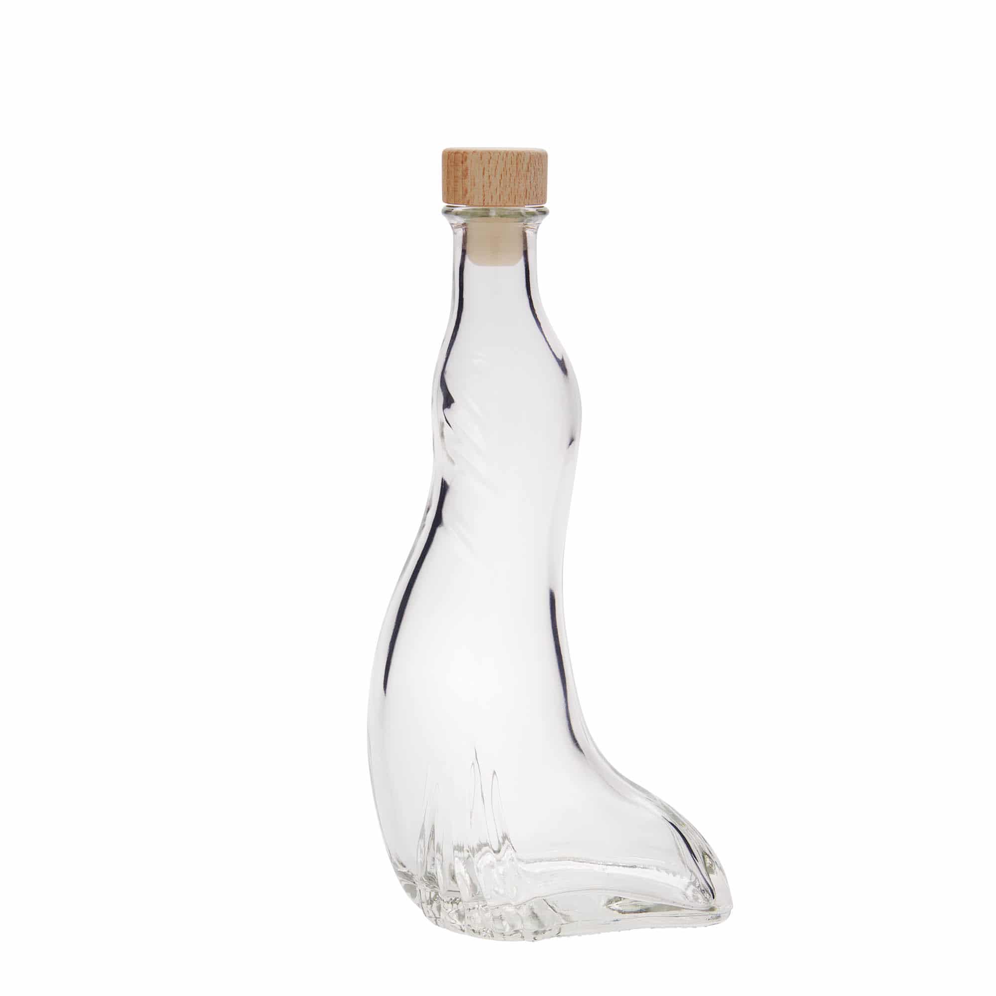 200 ml staklena boca 'Foka', grlo: pluta