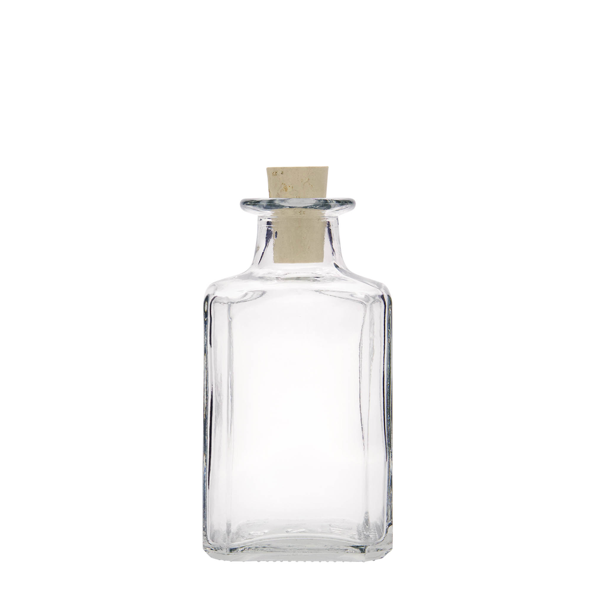 250 ml staklena boca 'Torben', četvrtasta, grlo: čep 250 ml staklena boca 'Torben', četvrtasta, grlo: čep
