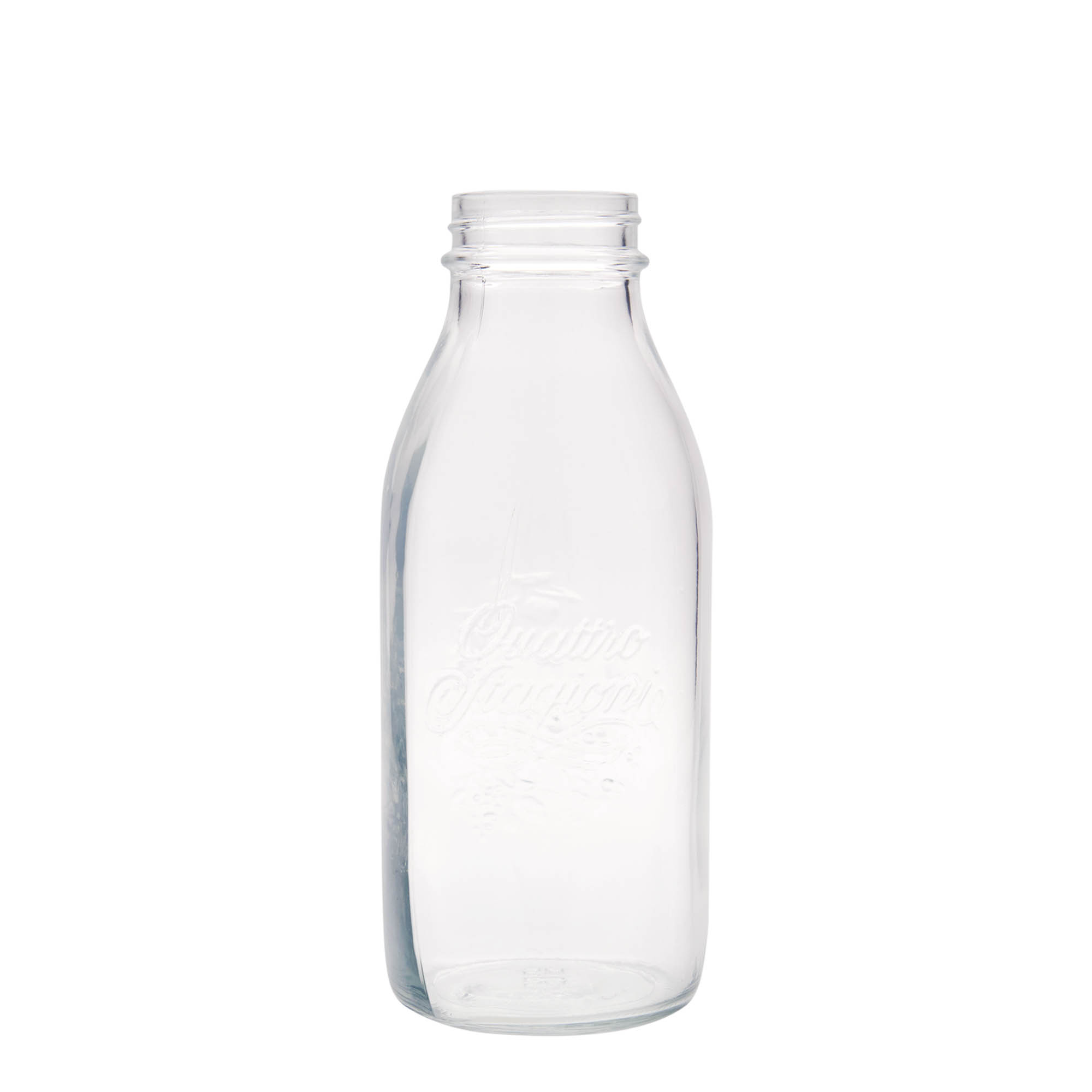 1.000 ml staklena boca 'Quattro Stagioni', otvor: navojni poklopac