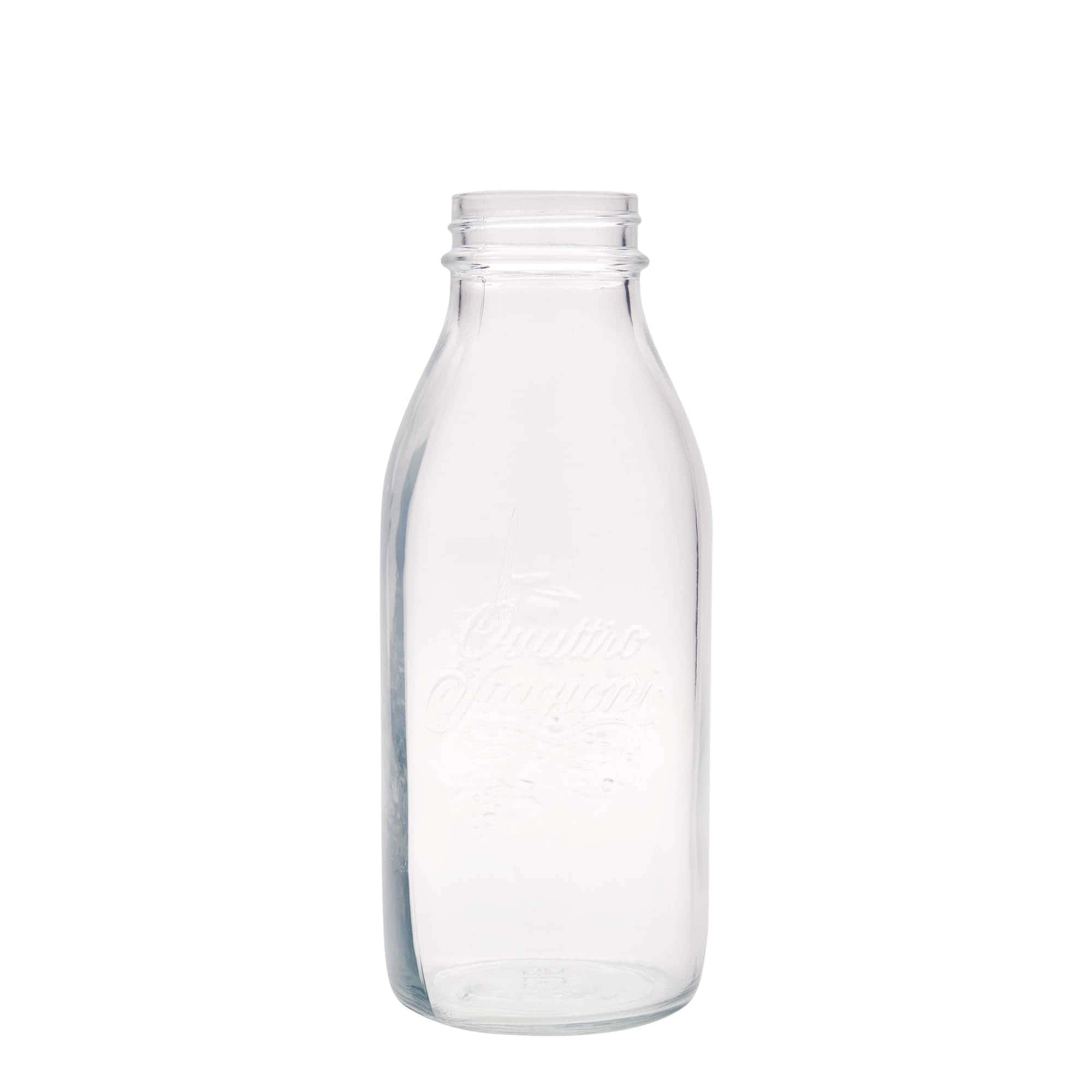 1.000 ml staklena boca 'Quattro Stagioni', otvor: navojni poklopac