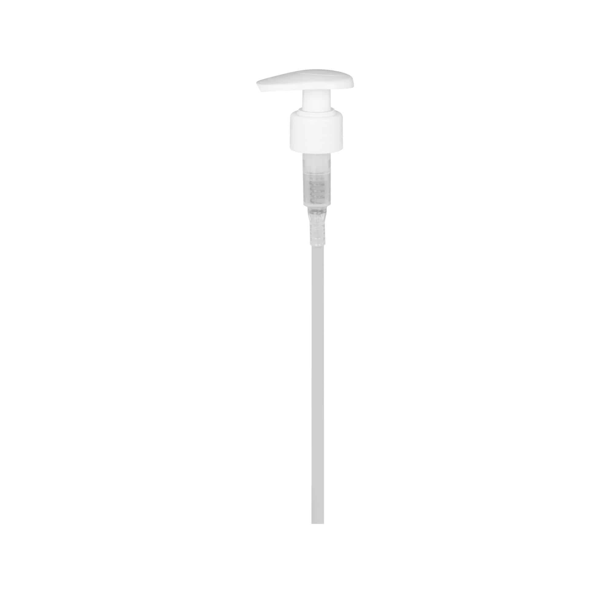 Zatvarač sa navojem, dozirna pumpa, PP-plastika, bijela, za grlo: 24/410