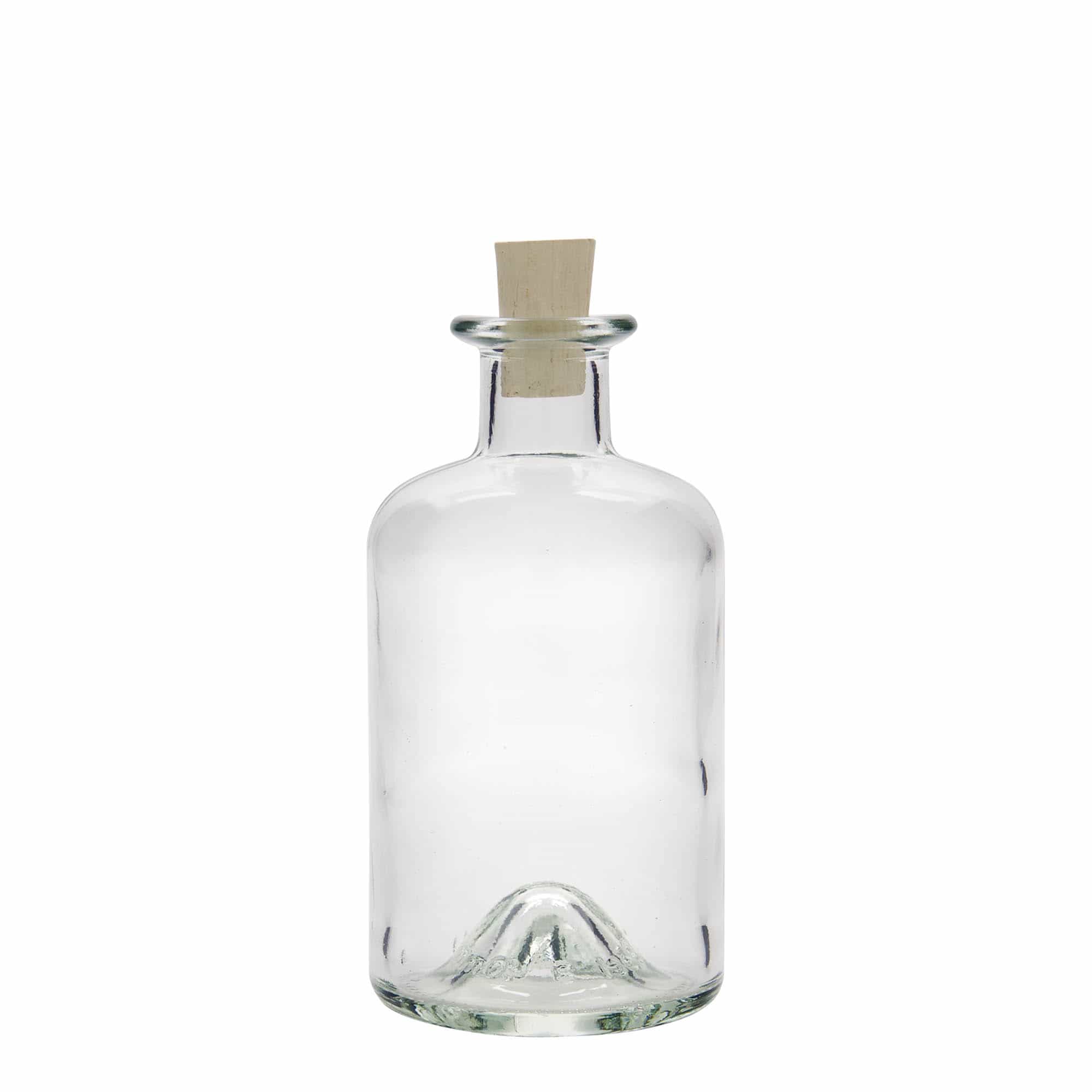 Staklena apotekarska flaša 350 ml, otvor: Pluto