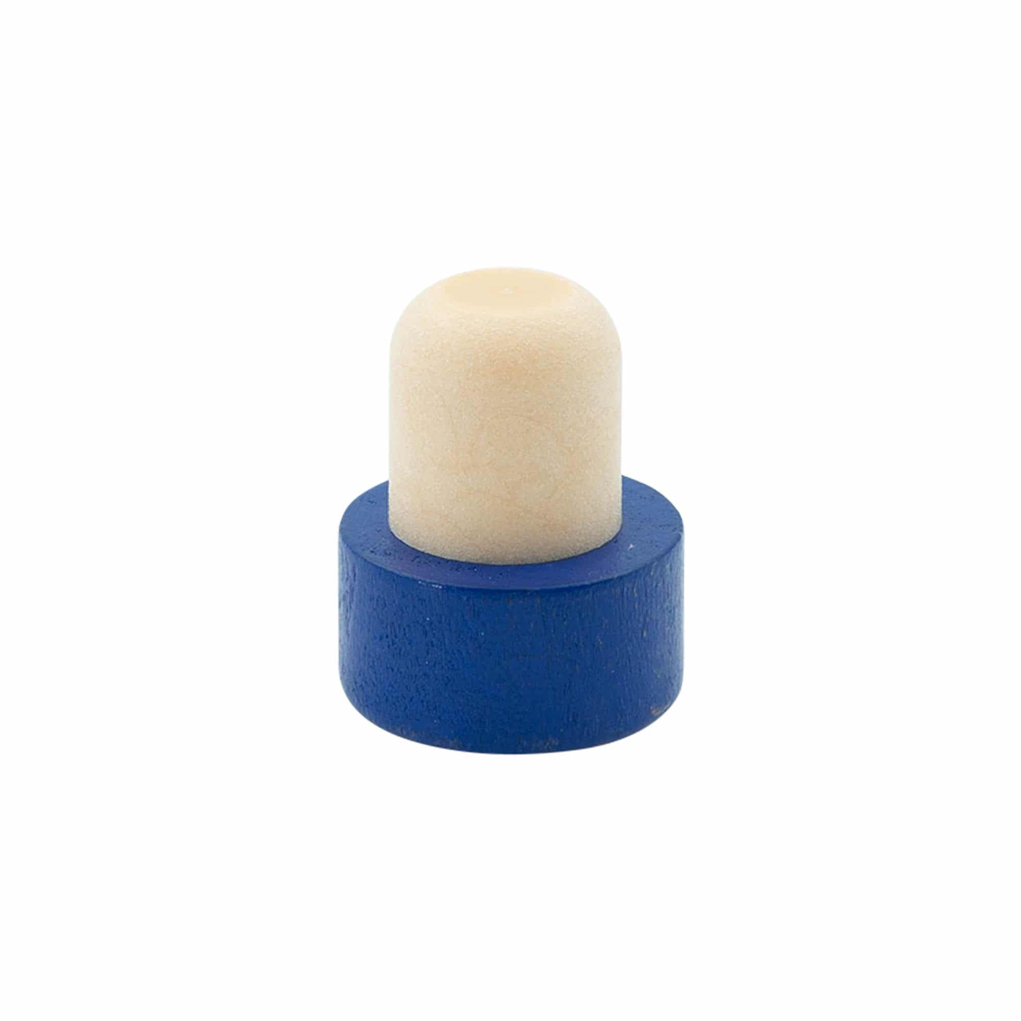 Ručno plutače 19 mm, drvo/plastika, plava, za otvor: pluta