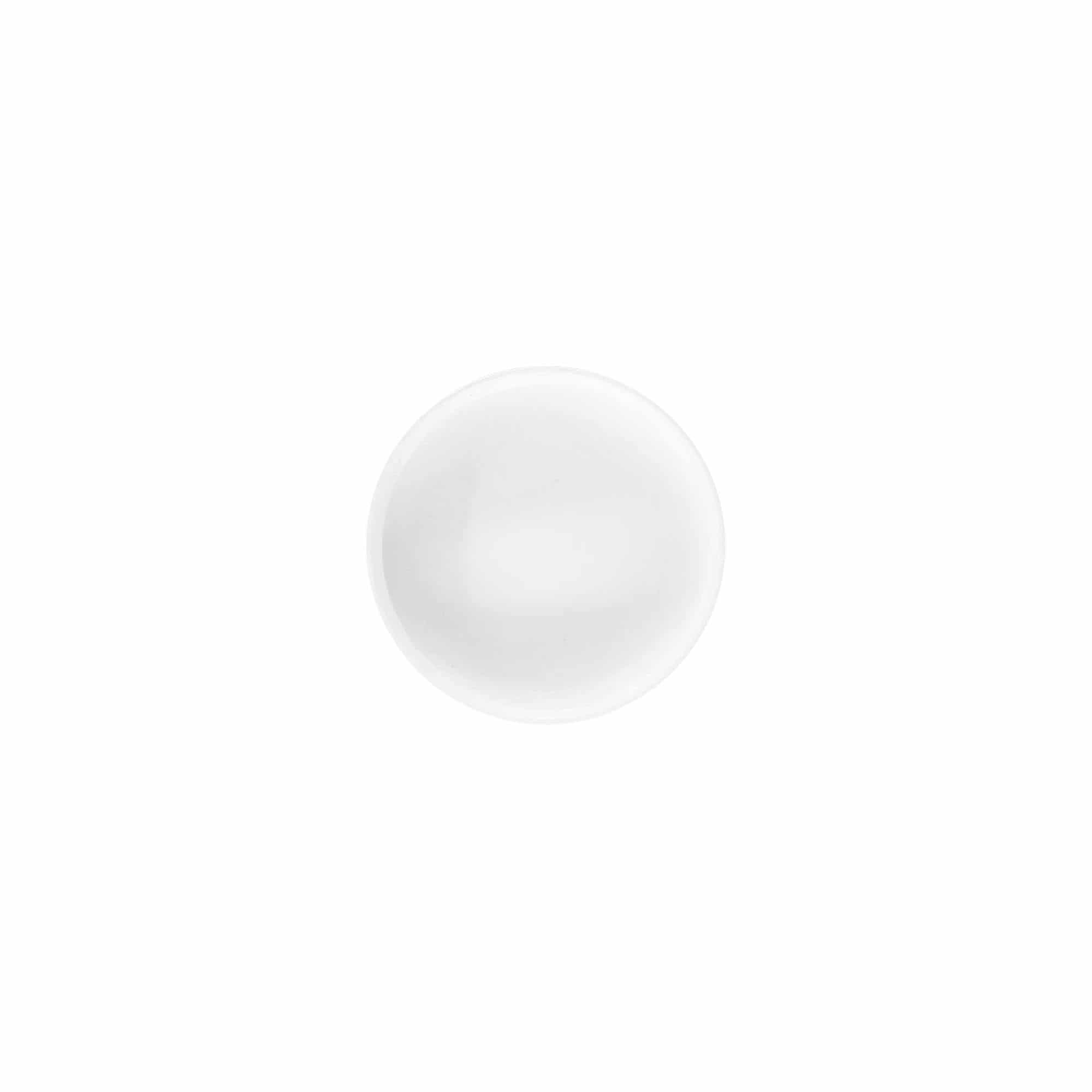 Navojni zatvarač 'White Line' 6ml, PP plastika, bijela