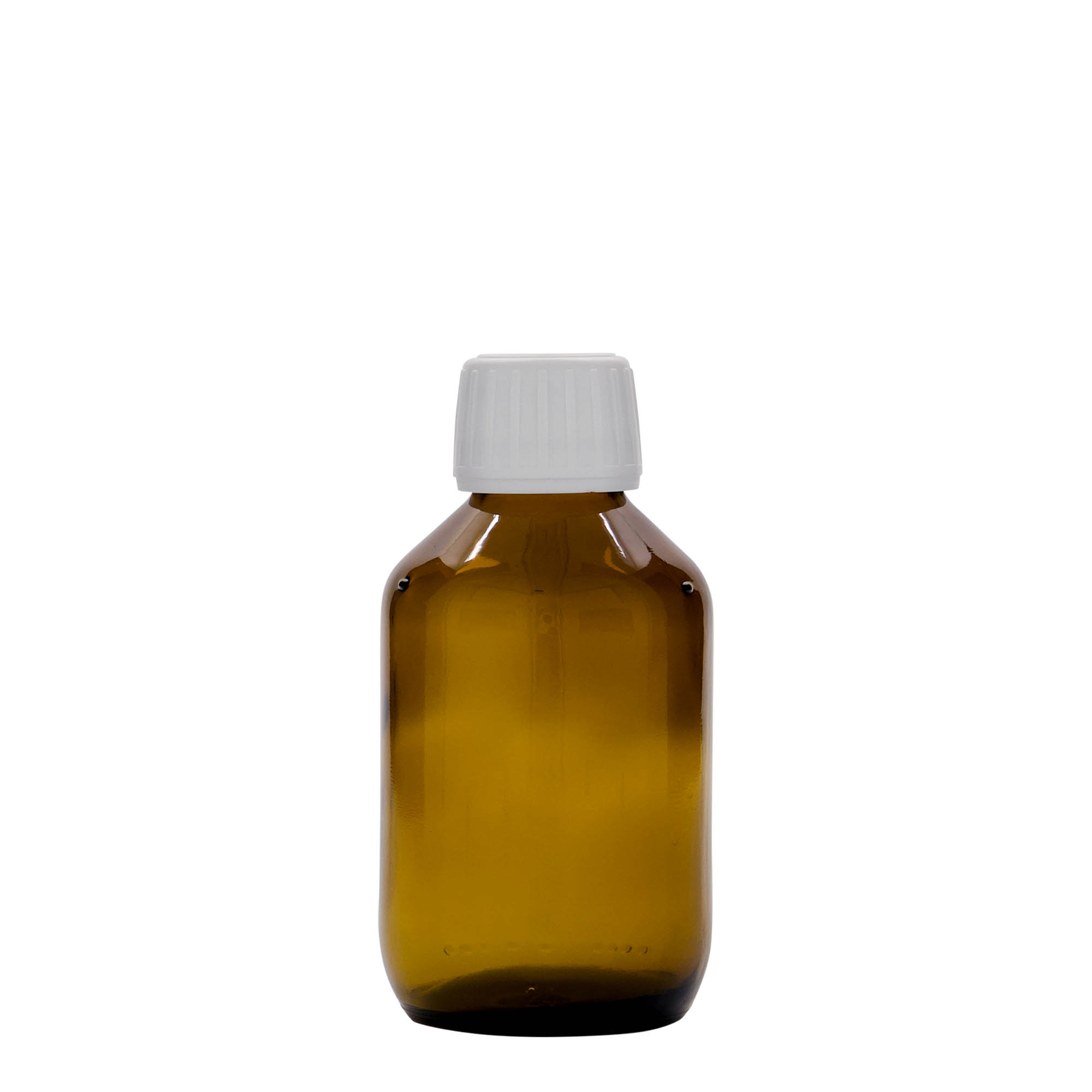 150 ml medicinska bočica, smeđa, staklo, otvor: PP 28