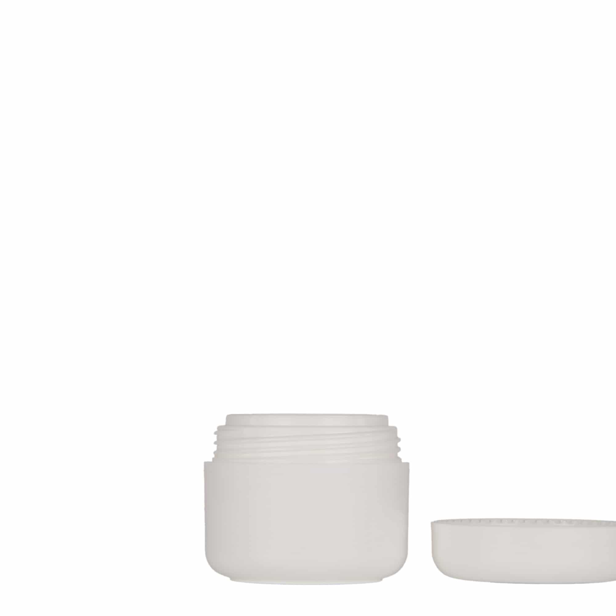 15 ml plastična posuda „Bianca“, PP, bijela, otvor: navojni poklopac