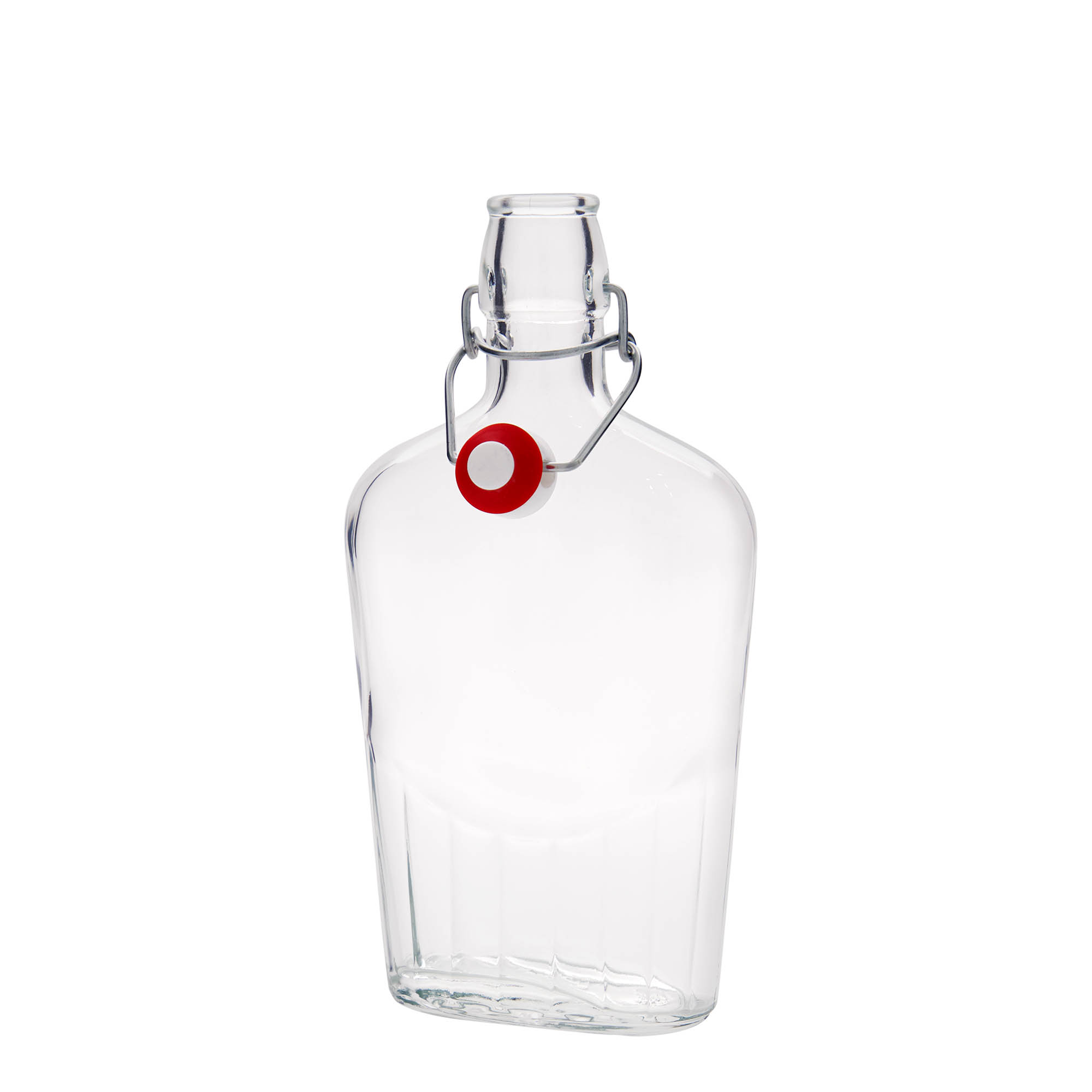 500 ml staklena boca „Fiaschetta“, ovalna, otvor: zatvarač s kukom