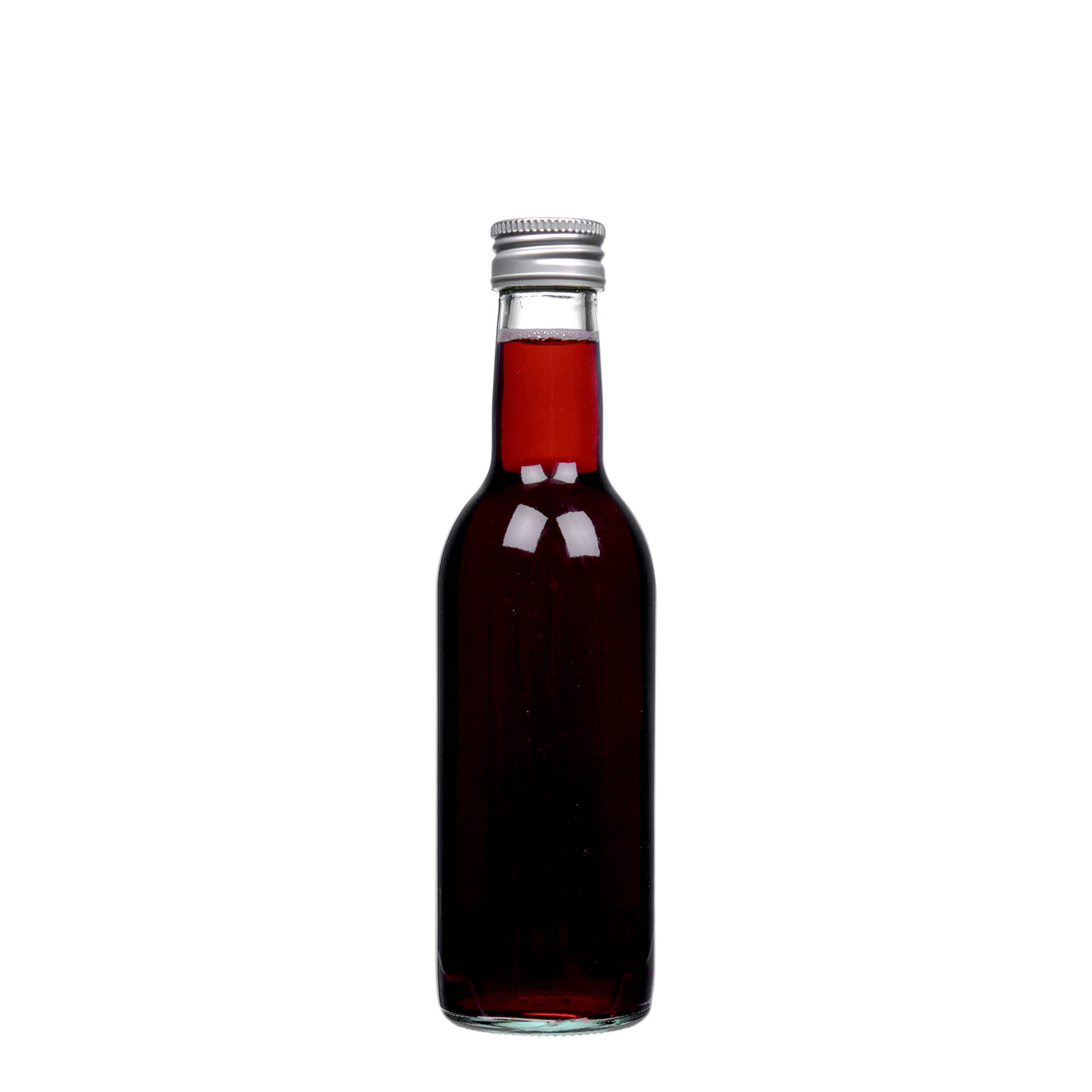 250 ml staklena boca „Bordeaux“, grlo: PP 28
