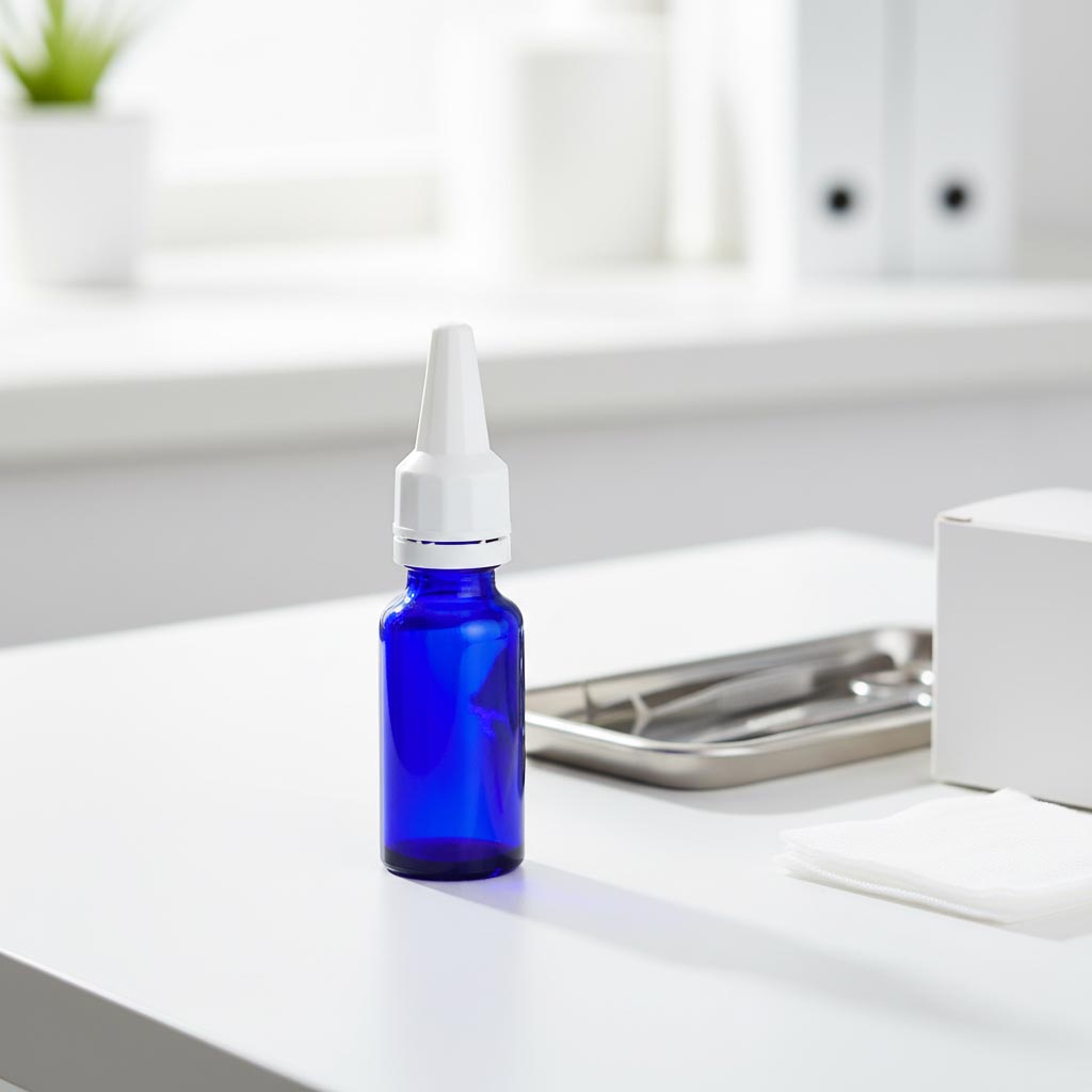 Zatvarač sa navojem sa aplikatorom, PE plastika, bijela, za otvor: DIN 18 Zatvarač sa navojem sa aplikatorom, PE plastika, bijela, za otvor: DIN 18