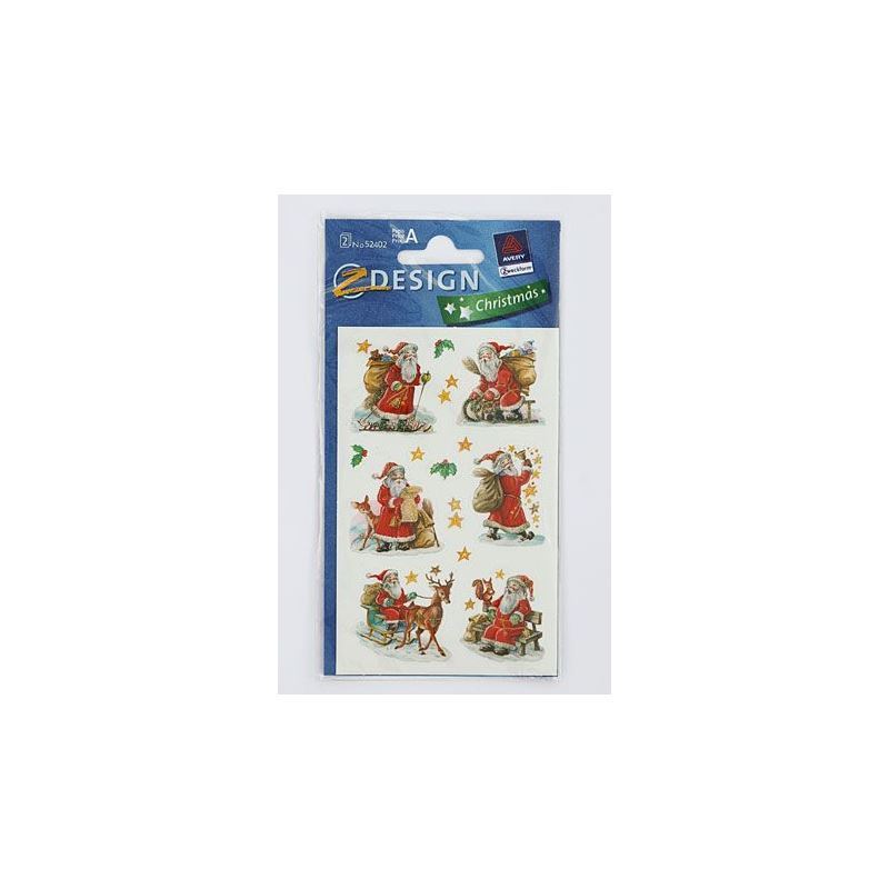 Zweckform naljepnice 'Djedovi Božićnjaci', papir, višebojno Zweckform naljepnice 'Djedovi Božićnjaci', papir, višebojno