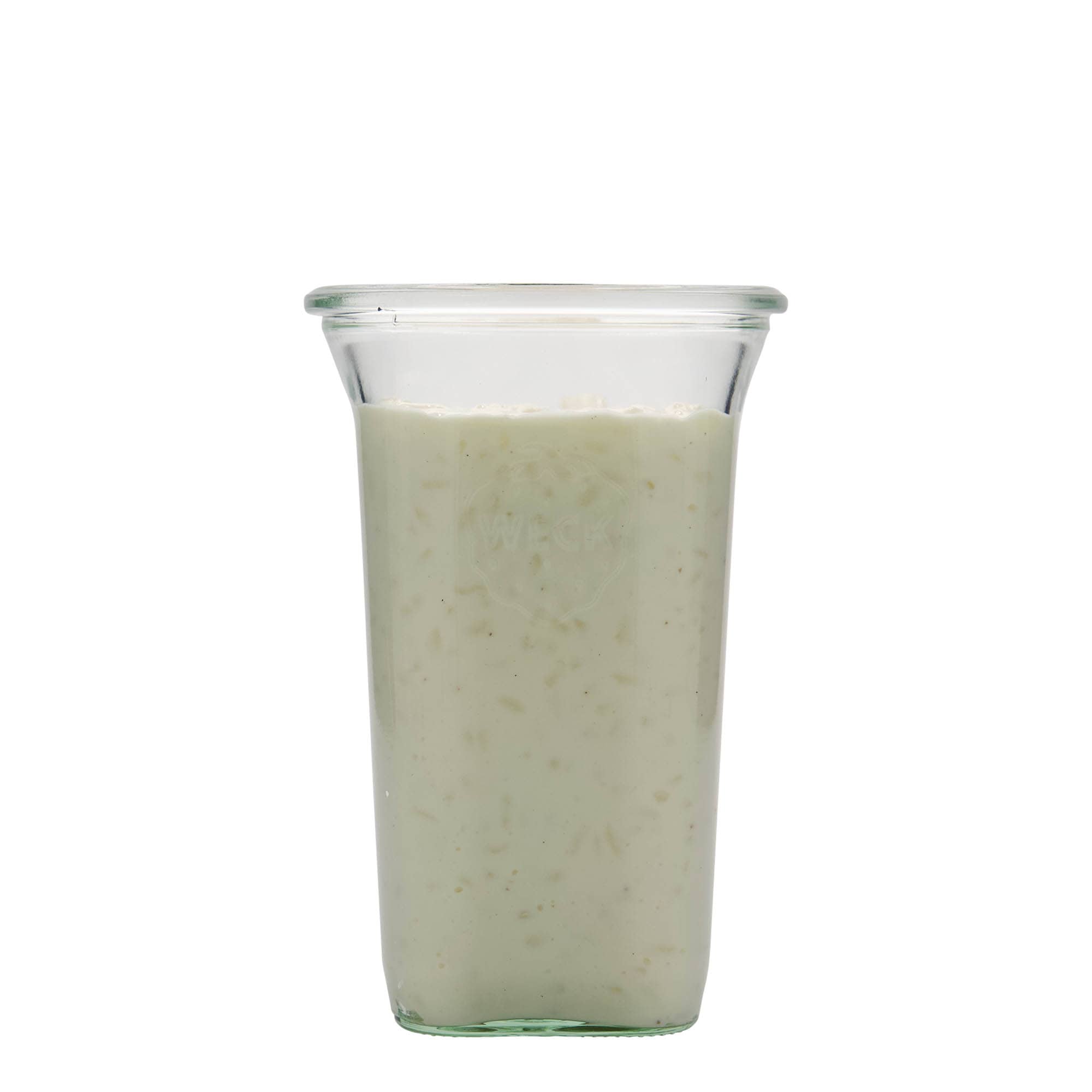 795 ml WECK-Quadro staklenka, kvadratna, otvor: okrugli rub