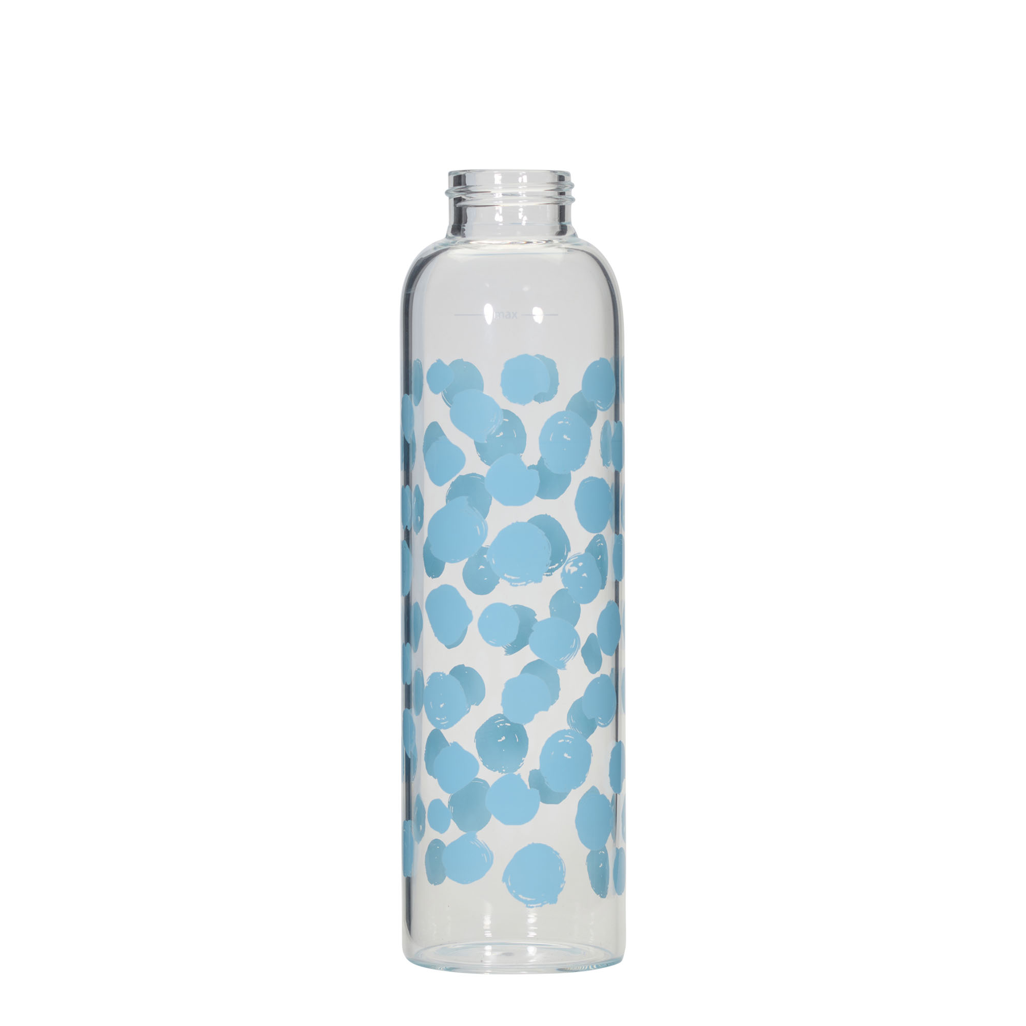 500 ml boca za piće 'Perseus - Plave tačke', otvor: navojni poklopac