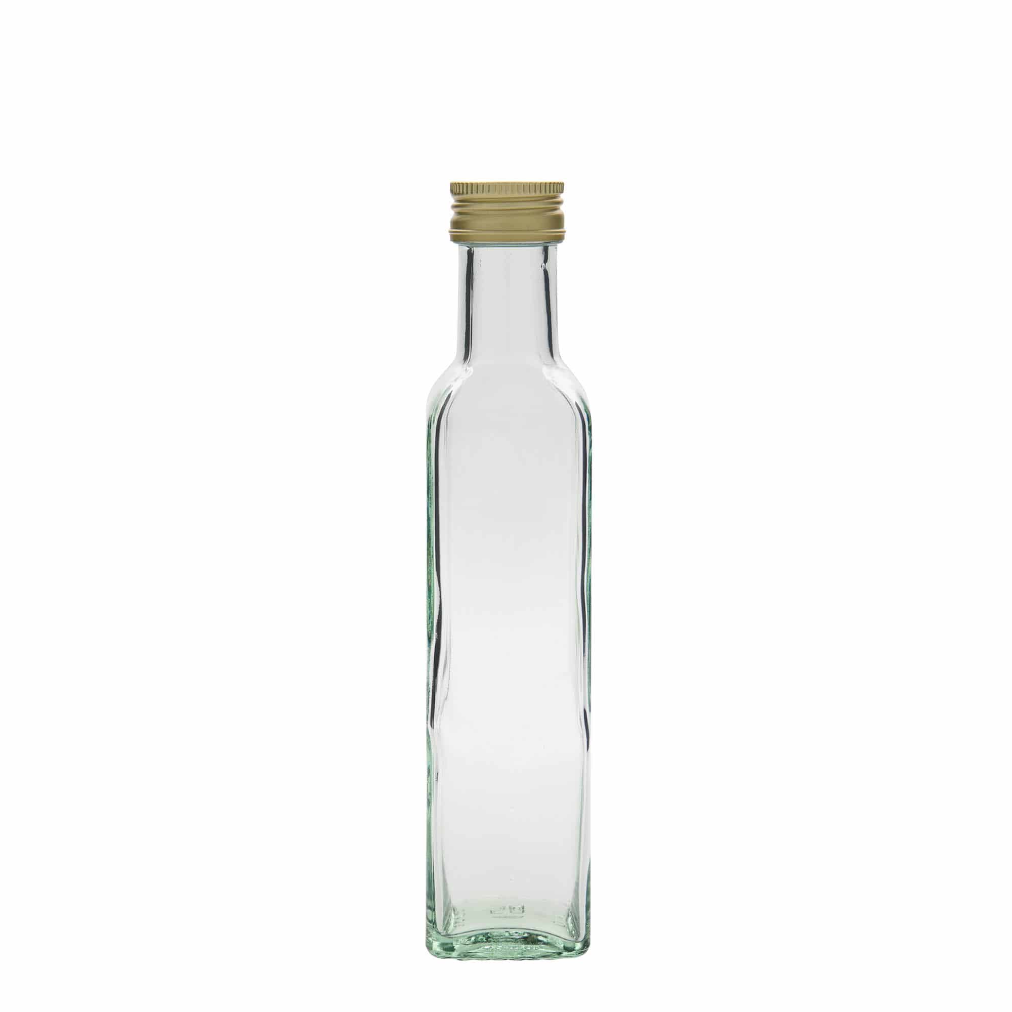 Staklena flaša 250 ml 'Marasca', kvadratna, otvor: PP 31,5