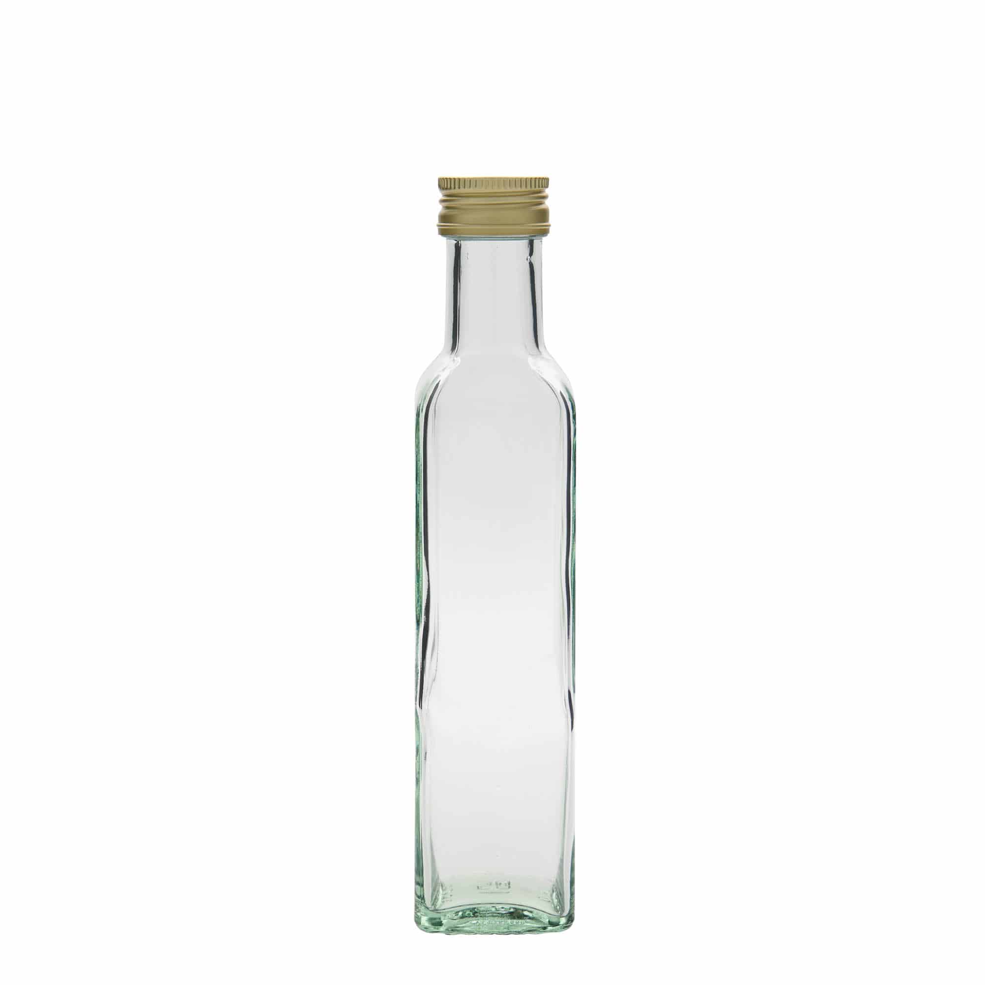 250 ml staklena boca „Marasca“, kvadratna, grlo: PP 31,5