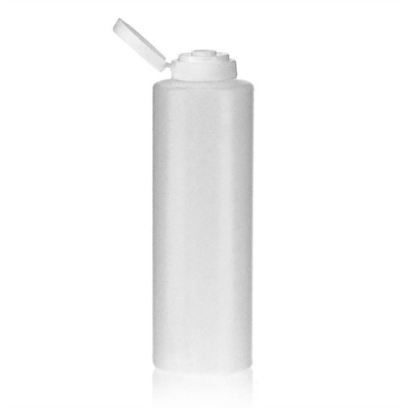 Flaša za umake 500 ml, LDPE plastika, prirodna, otvor: GPI 38/400