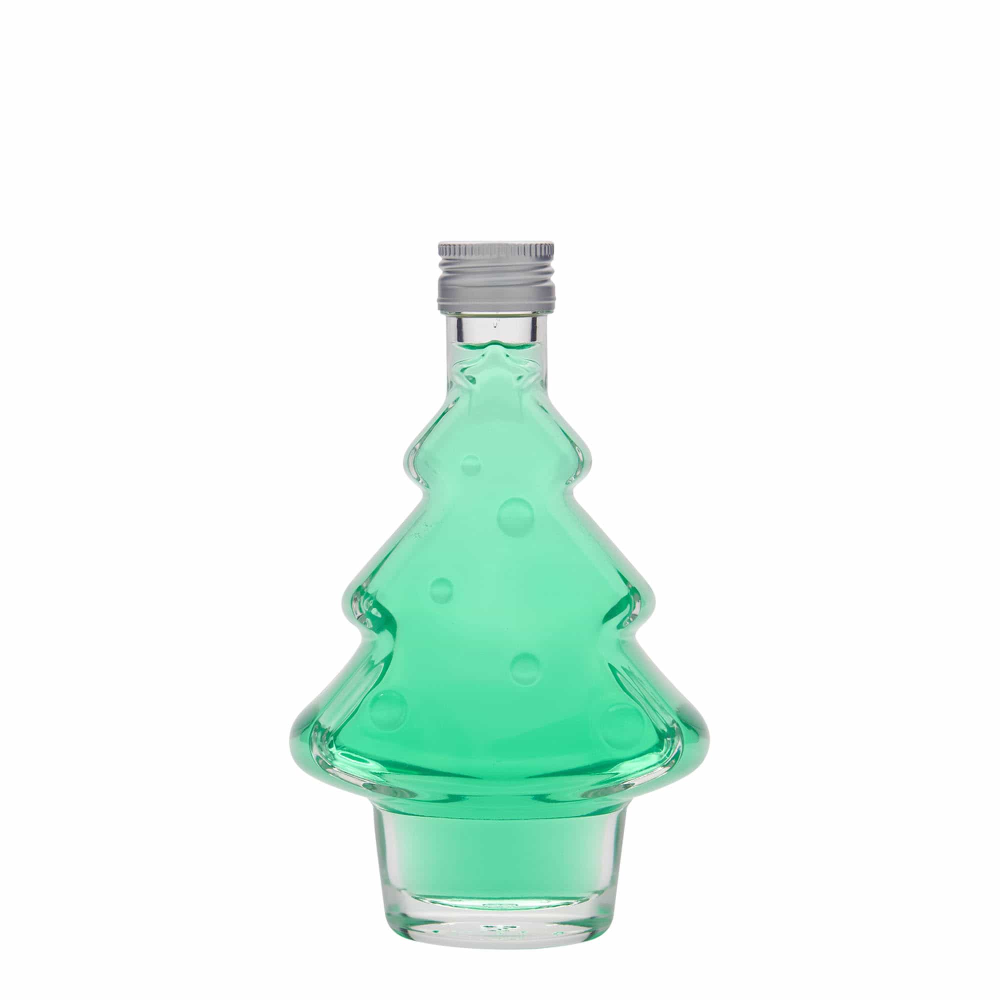 200 ml staklena boca „Božićno drvce“, grlo: PP 28
