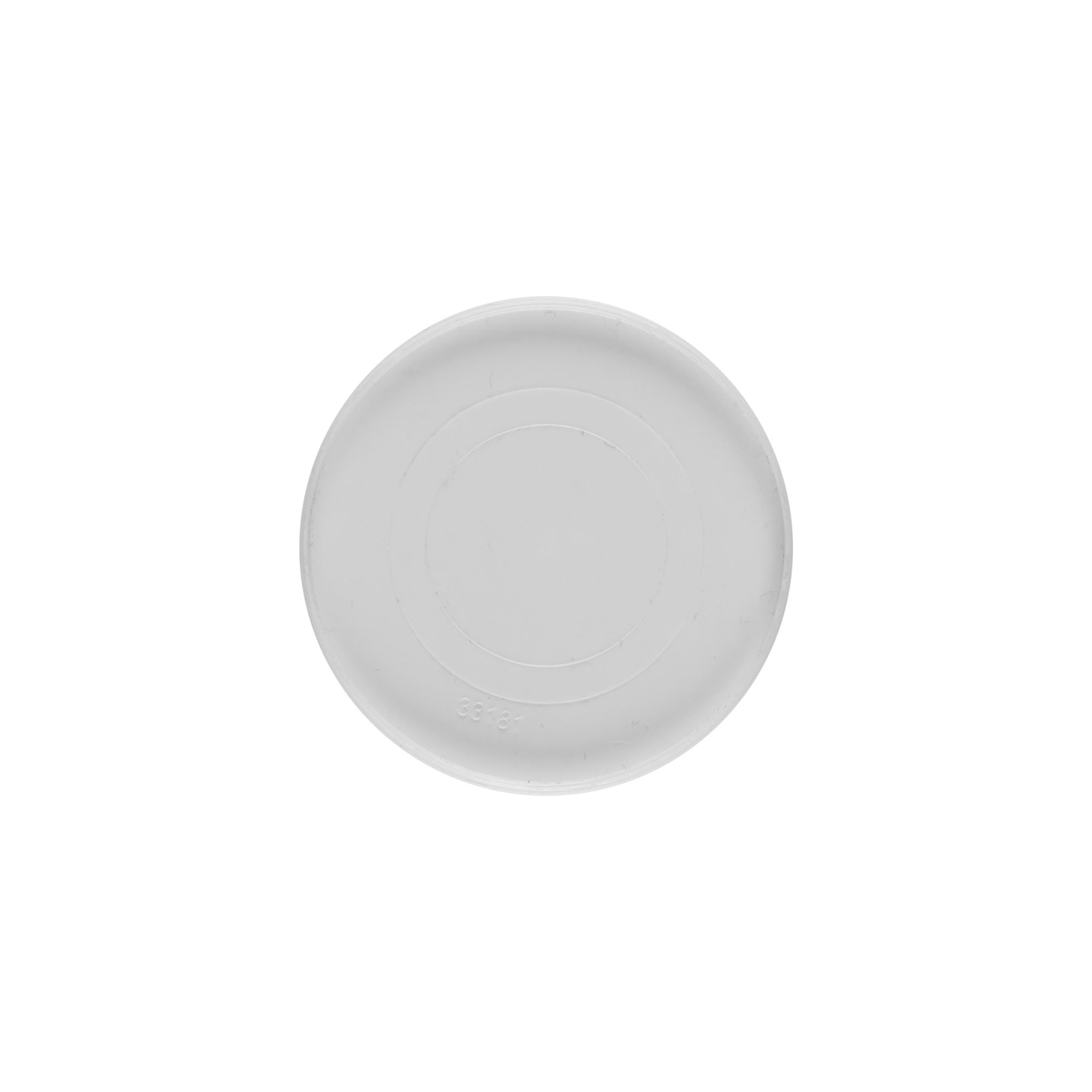 Pokrovni disk za 30 ml 'Bianca', PP-plastika, bijeli Pokrovni disk za 30 ml 'Bianca', PP-plastika, bijeli