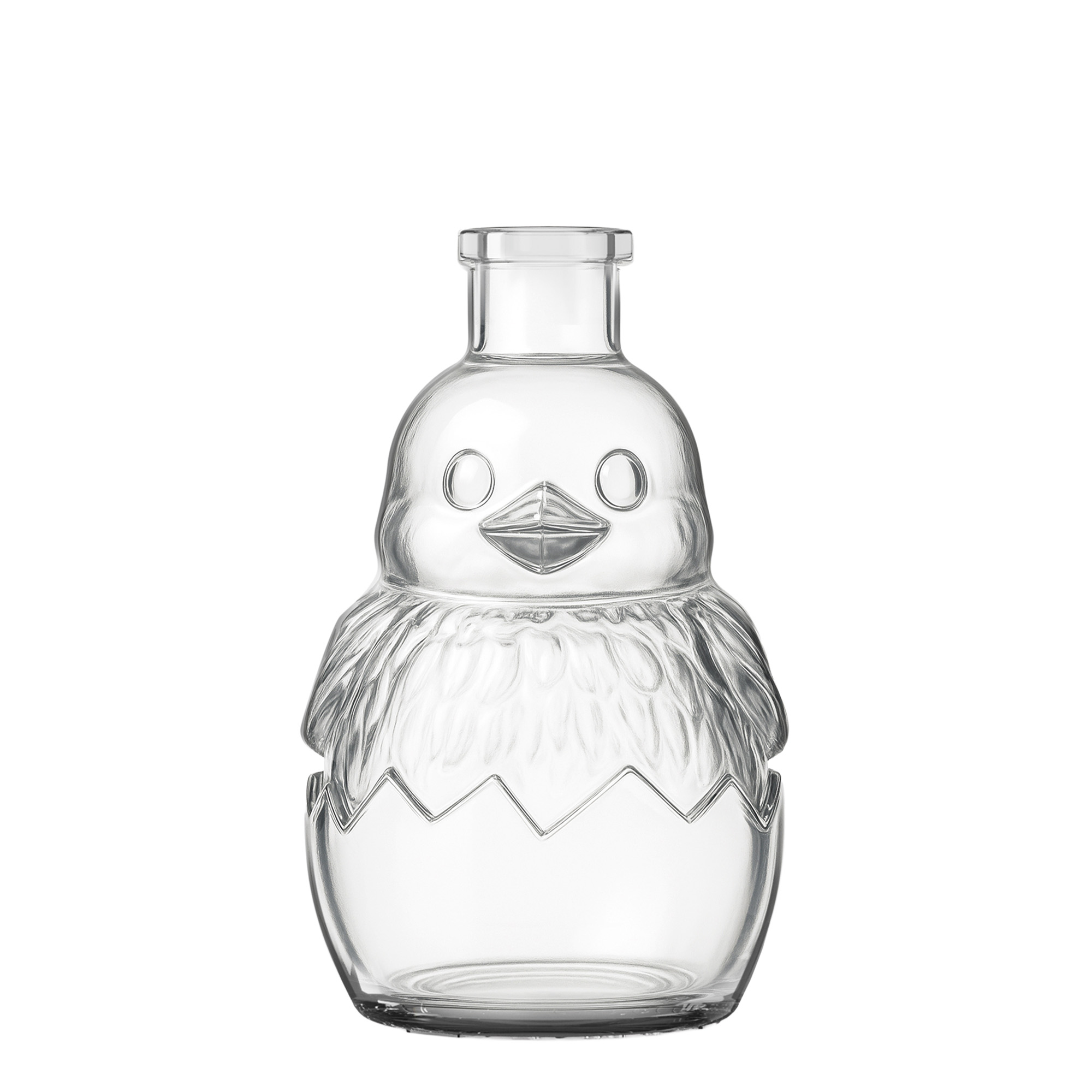 200 ml staklena boca 'Pilić', grlo: čep 200 ml staklena boca 'Pilić', grlo: čep