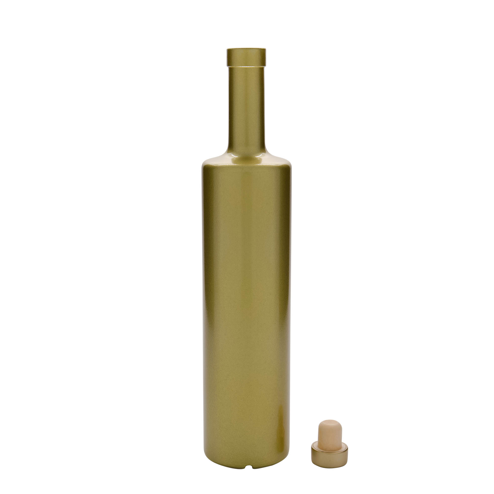 700 ml staklena boca 'Centurio', zlatna, otvor: pluta 700 ml staklena boca 'Centurio', zlatna, otvor: pluta