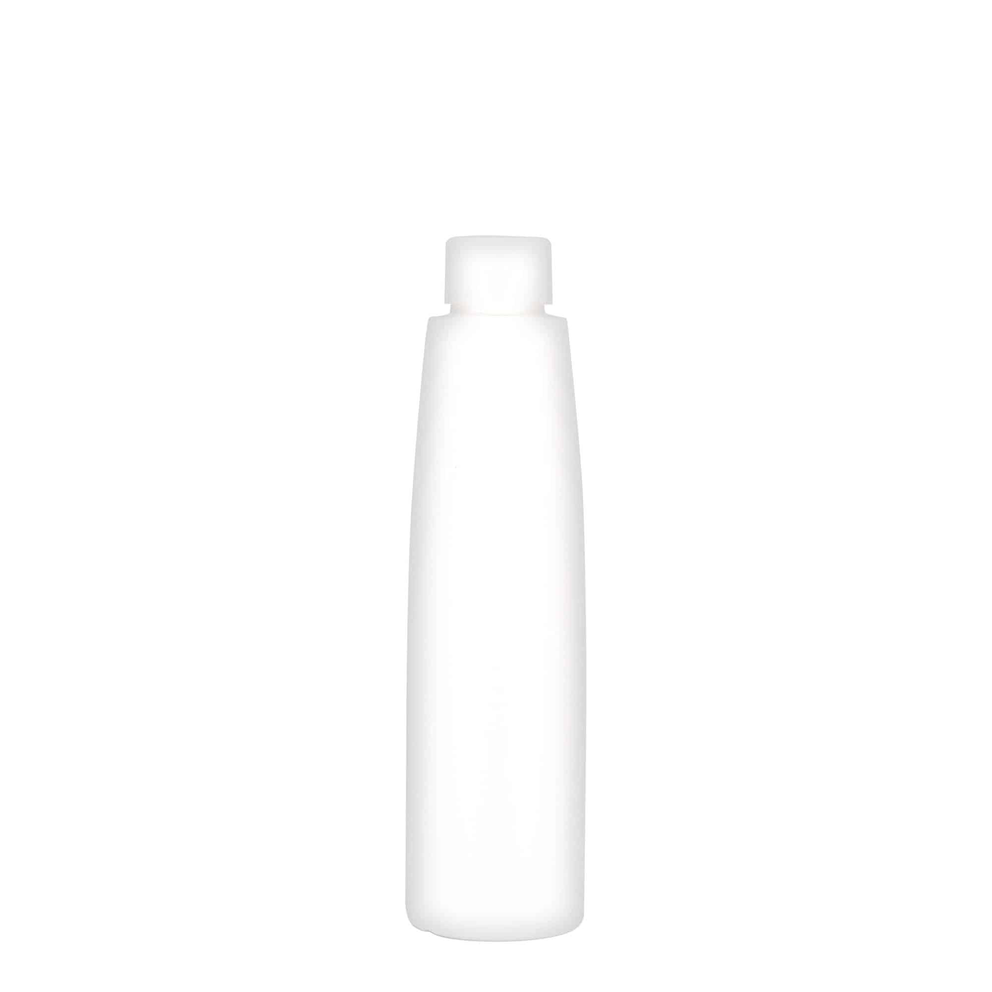 Plastična flaša 200 ml 'Donald', HDPE, bijela, otvor: GPI 24/410