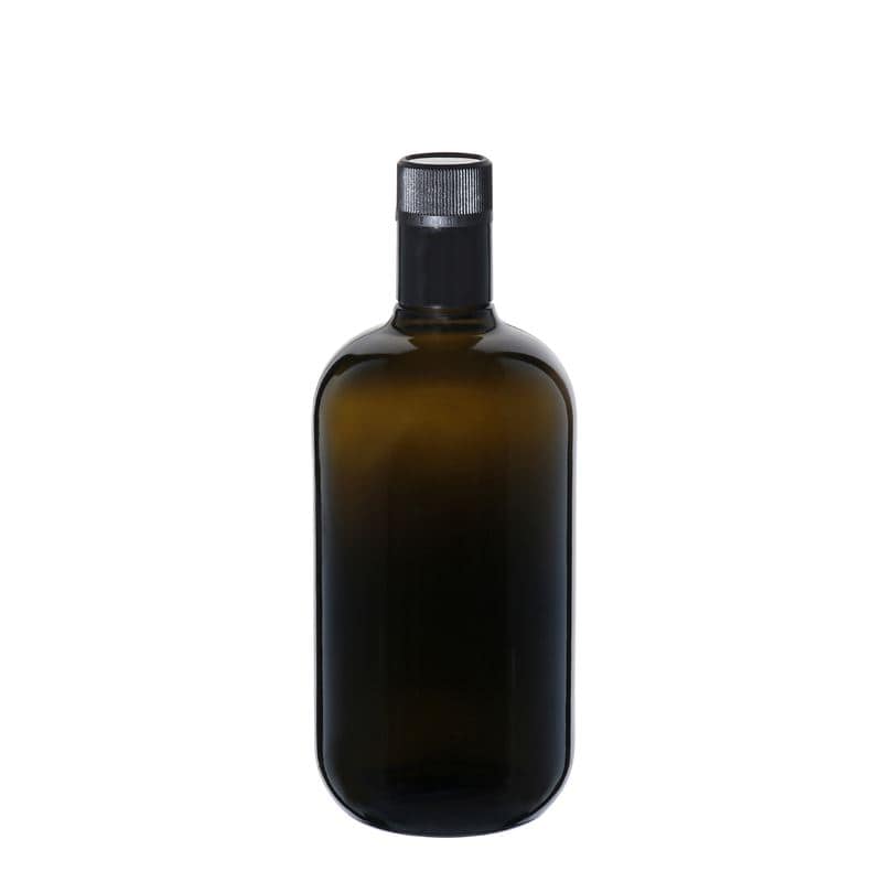 Flaša za sirće/ulje 750 ml 'Biolio', staklo, antikno zelena, otvor: DOP